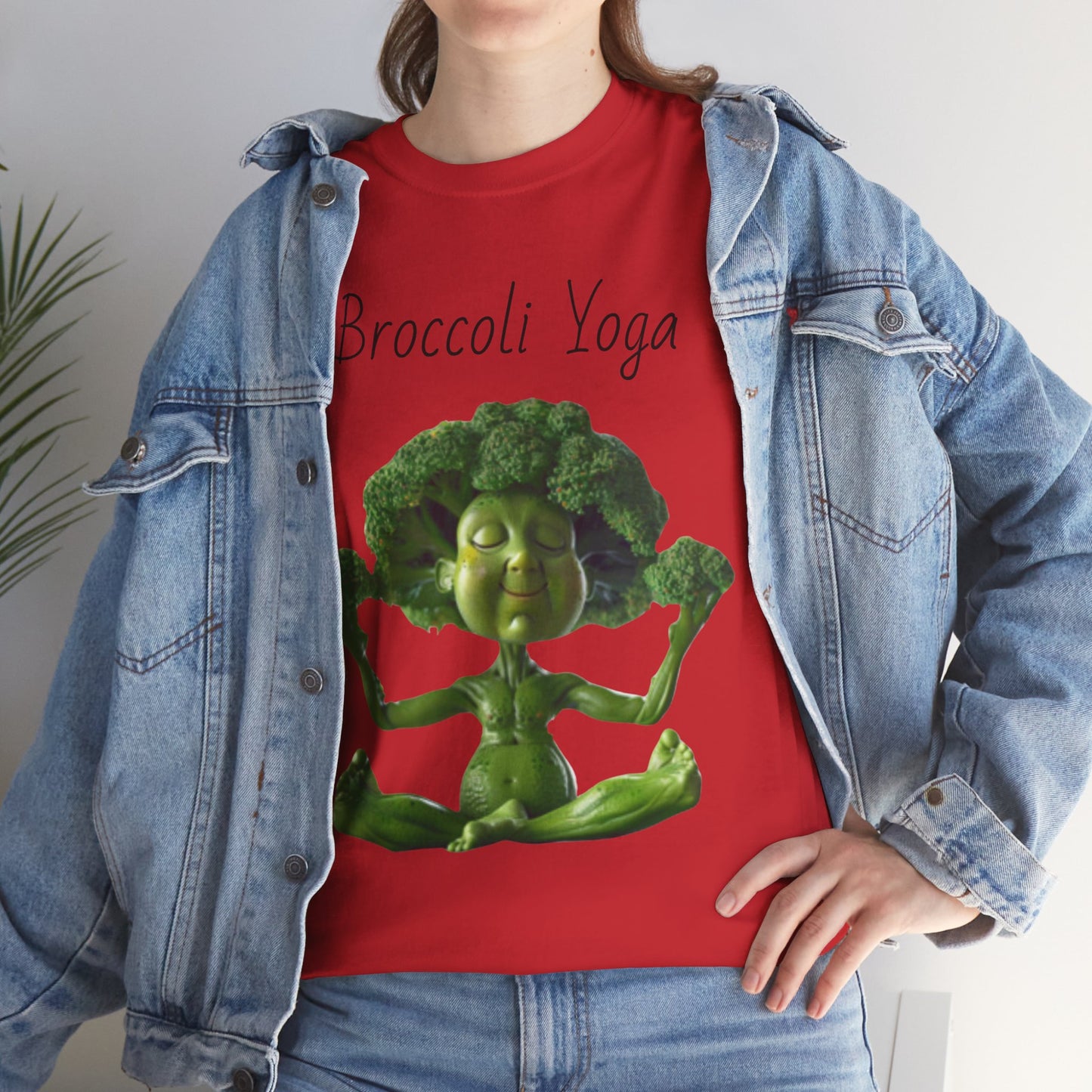 Broccoli Yoga Unisex Heavy Cotton Tee