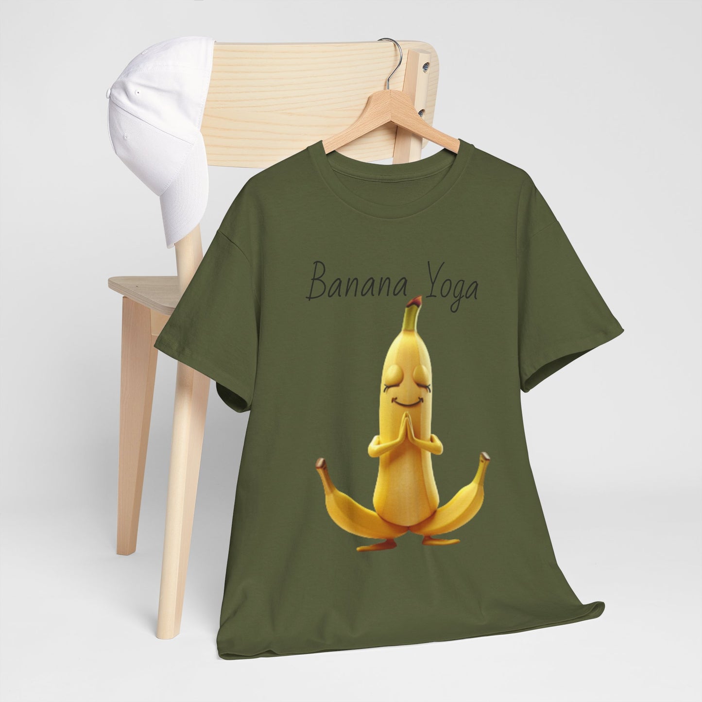 Banana Yoga Unisex Heavy Cotton Tee