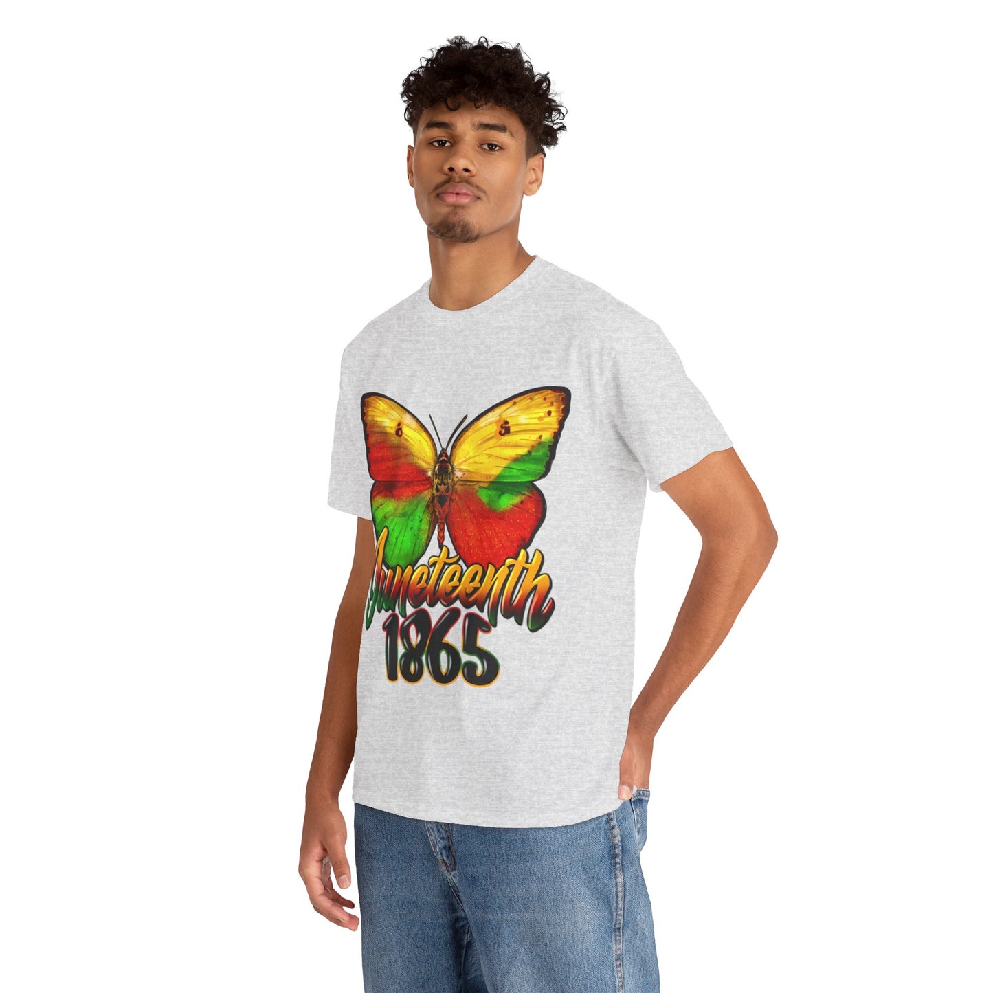 Juneteenth Butterfly Unisex Heavy Cotton Tee