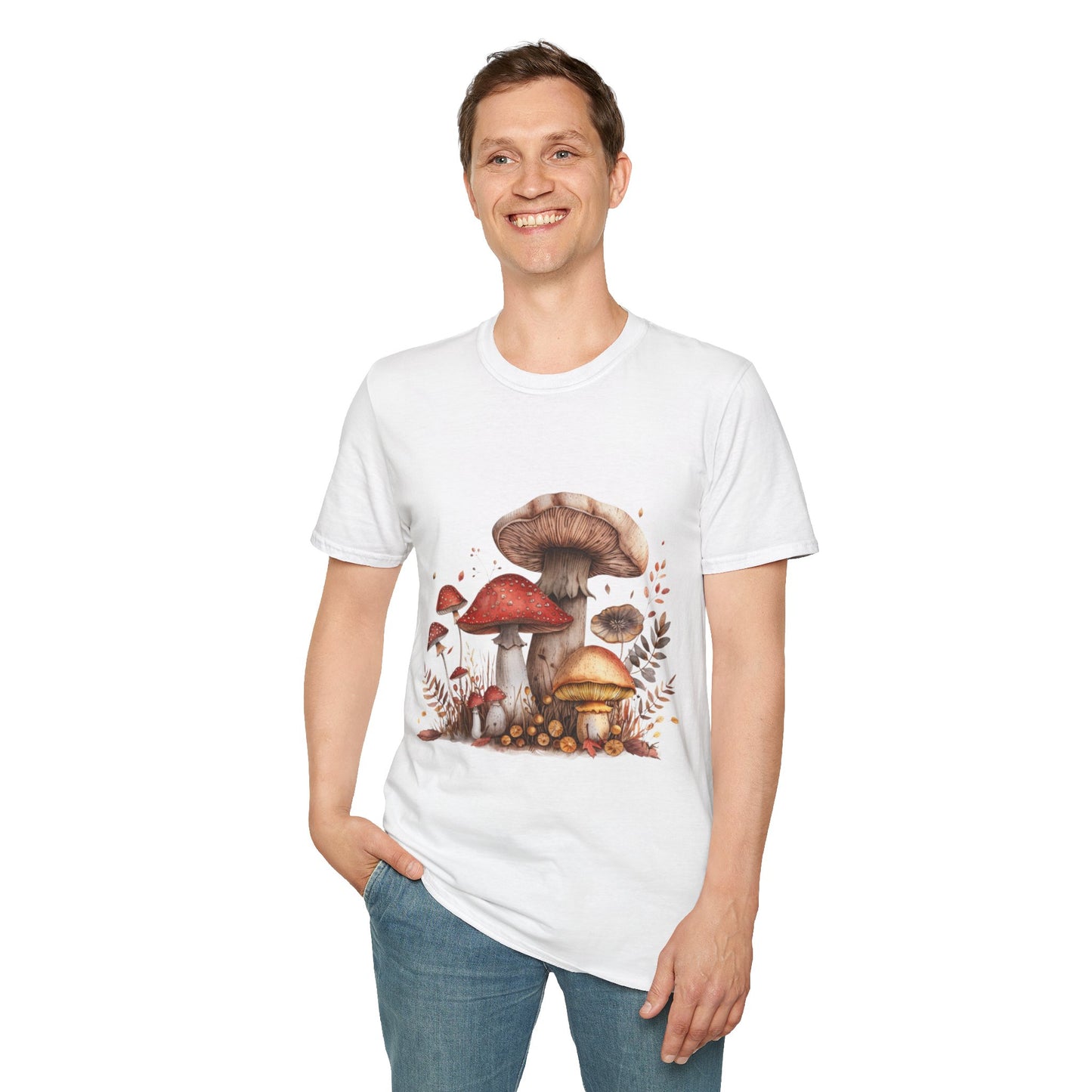 Mushroomed Unisex Softstyle T-Shirt