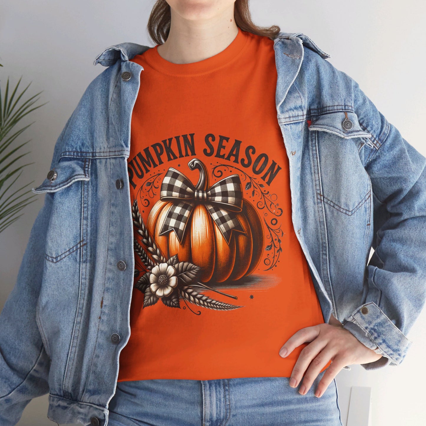 Pumpkin Season Unisex Heavy Cotton Tee