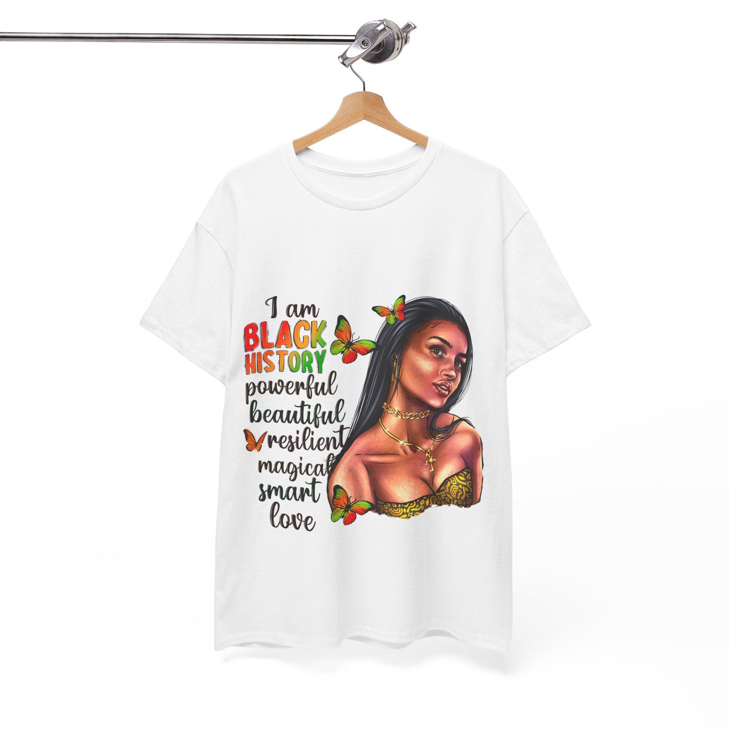 I Am Black History Unisex Heavy Cotton Tee