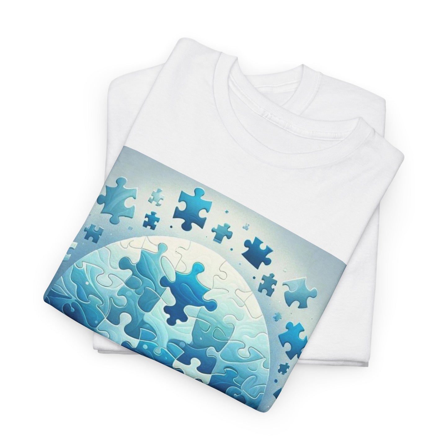 Autism Globe Unisex Heavy Cotton Tee