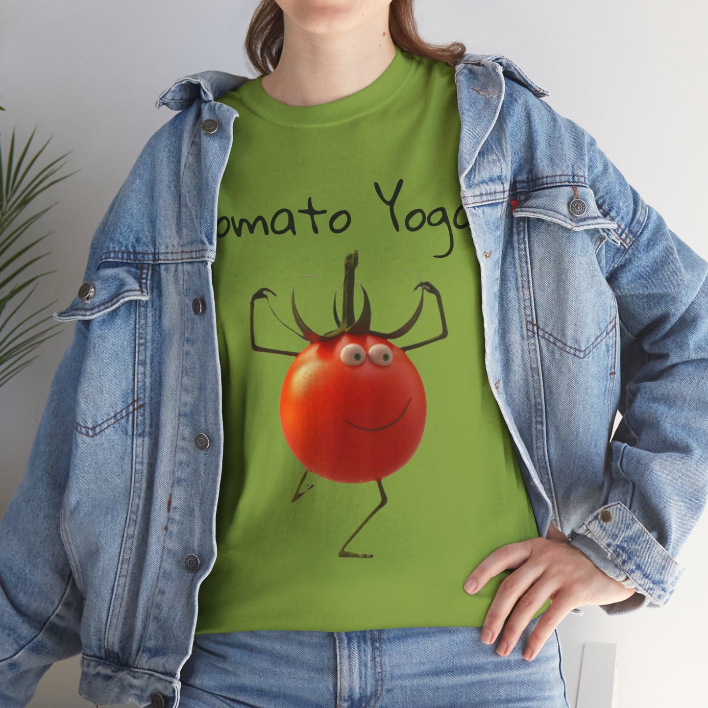 Tomato Yoga Unisex Heavy Cotton Tee