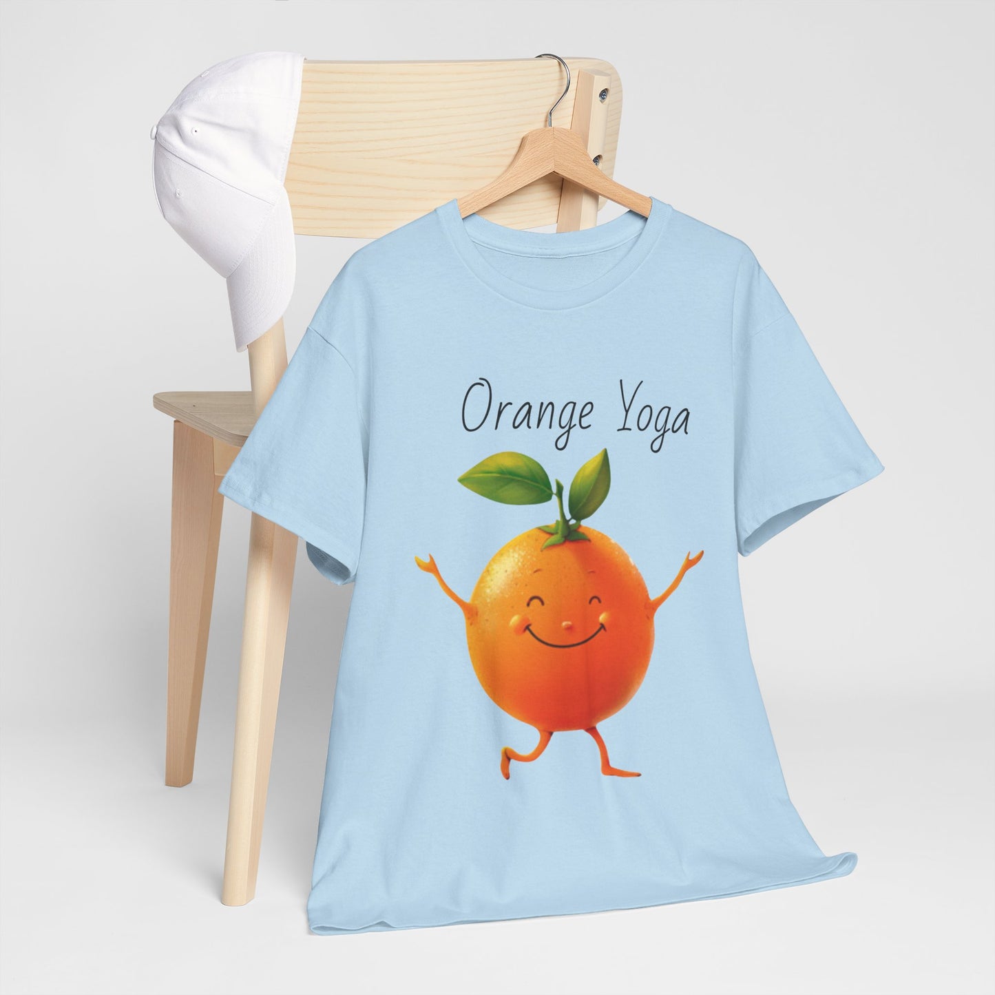 Orange Yoga Unisex Heavy Cotton Tee