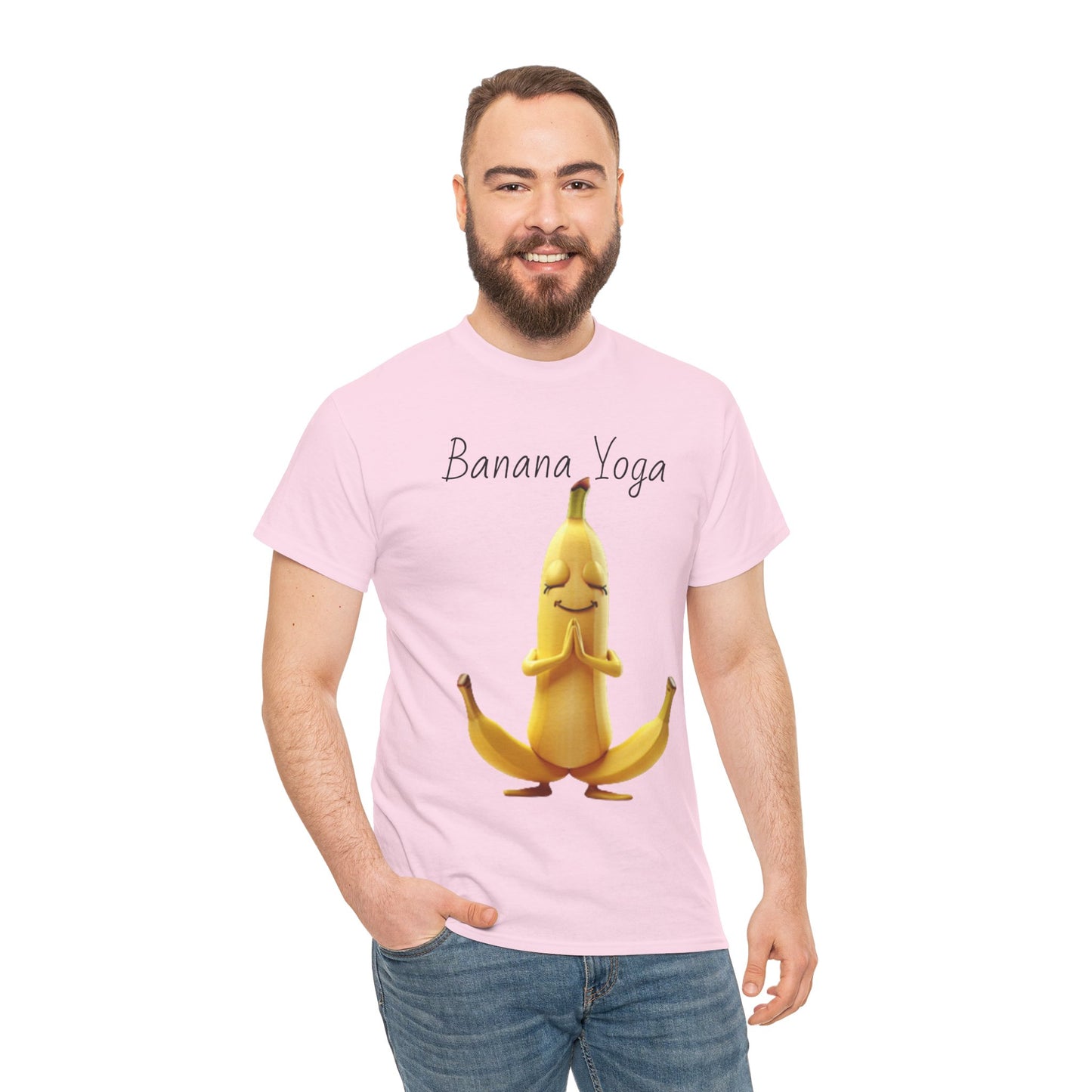 Banana Yoga Unisex Heavy Cotton Tee