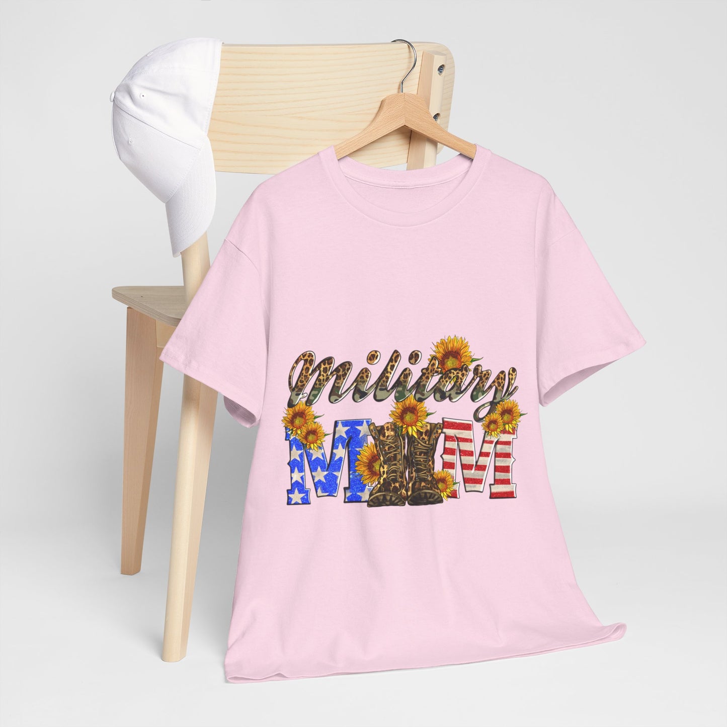 Military Mom Unisex Heavy Cotton Tee