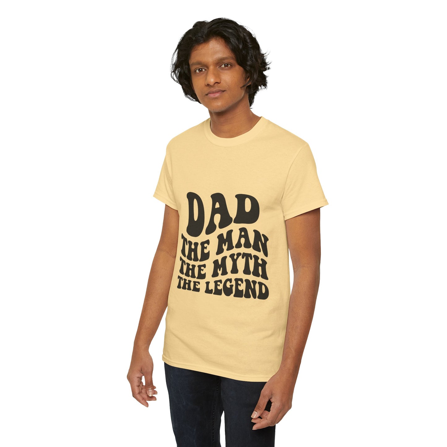 Dad Man Myth Legend Unisex Heavy Cotton Tee