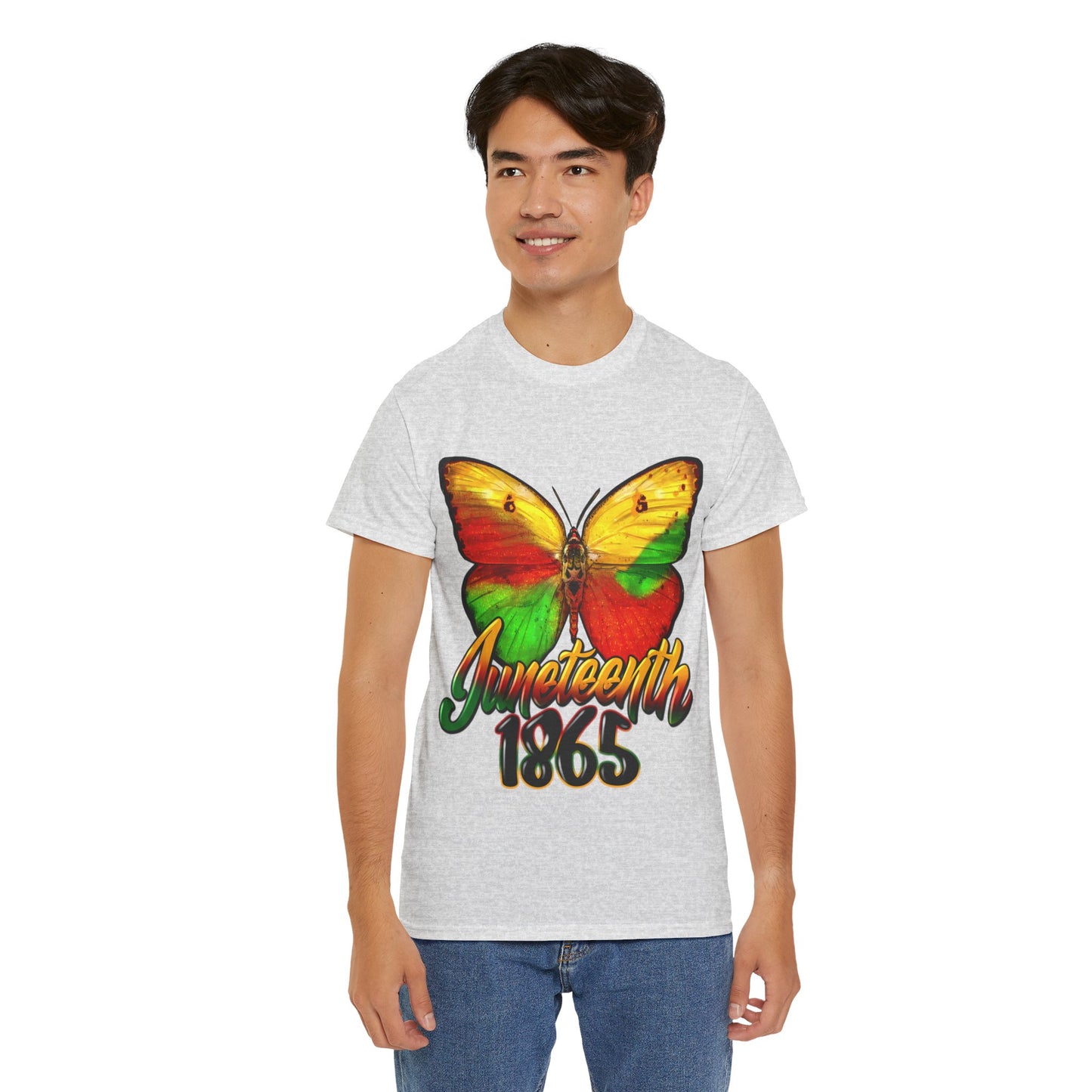 Juneteenth Butterfly Unisex Heavy Cotton Tee