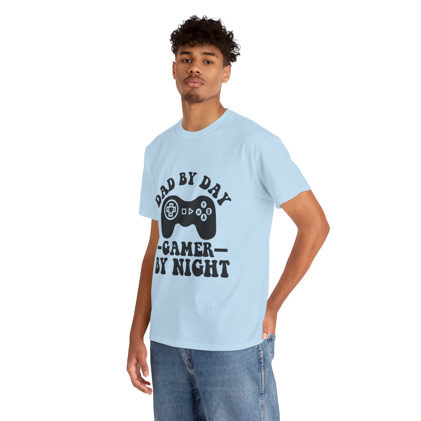 Gamer By Night Unisex Heavy Cotton Tee