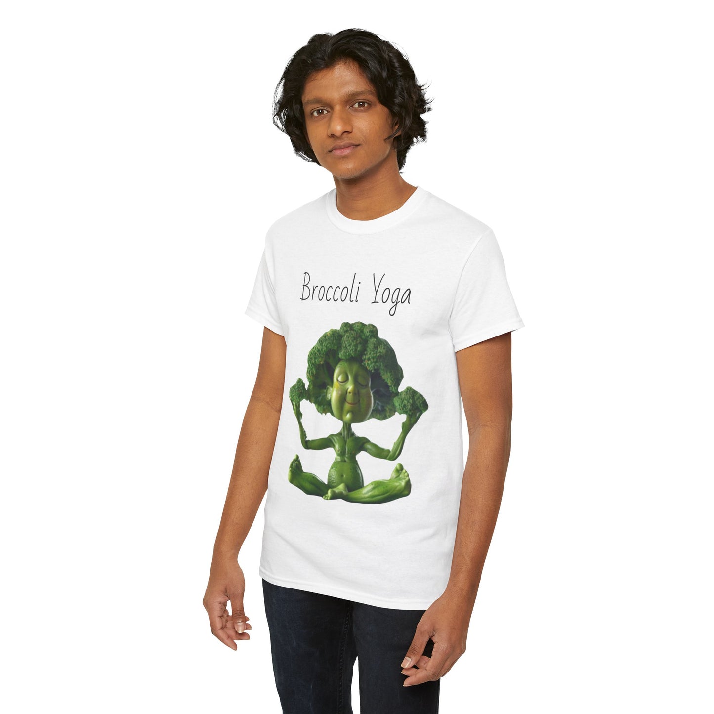 Broccoli Yoga Unisex Heavy Cotton Tee