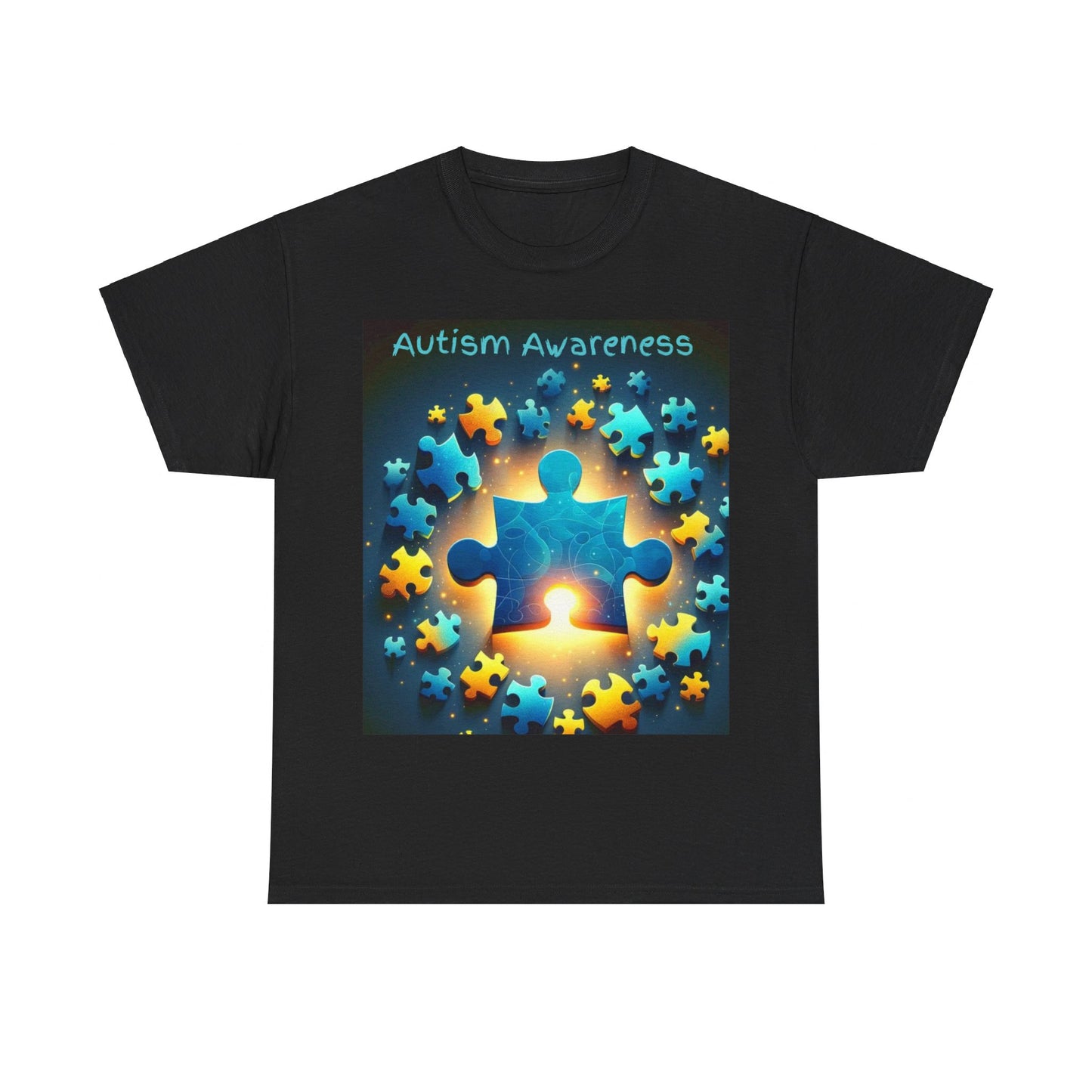 Autism Glow Unisex Heavy Cotton Tee