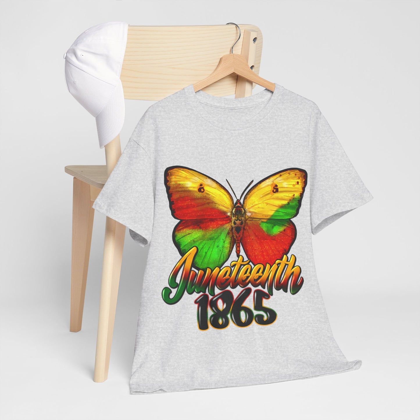 Juneteenth Butterfly Unisex Heavy Cotton Tee