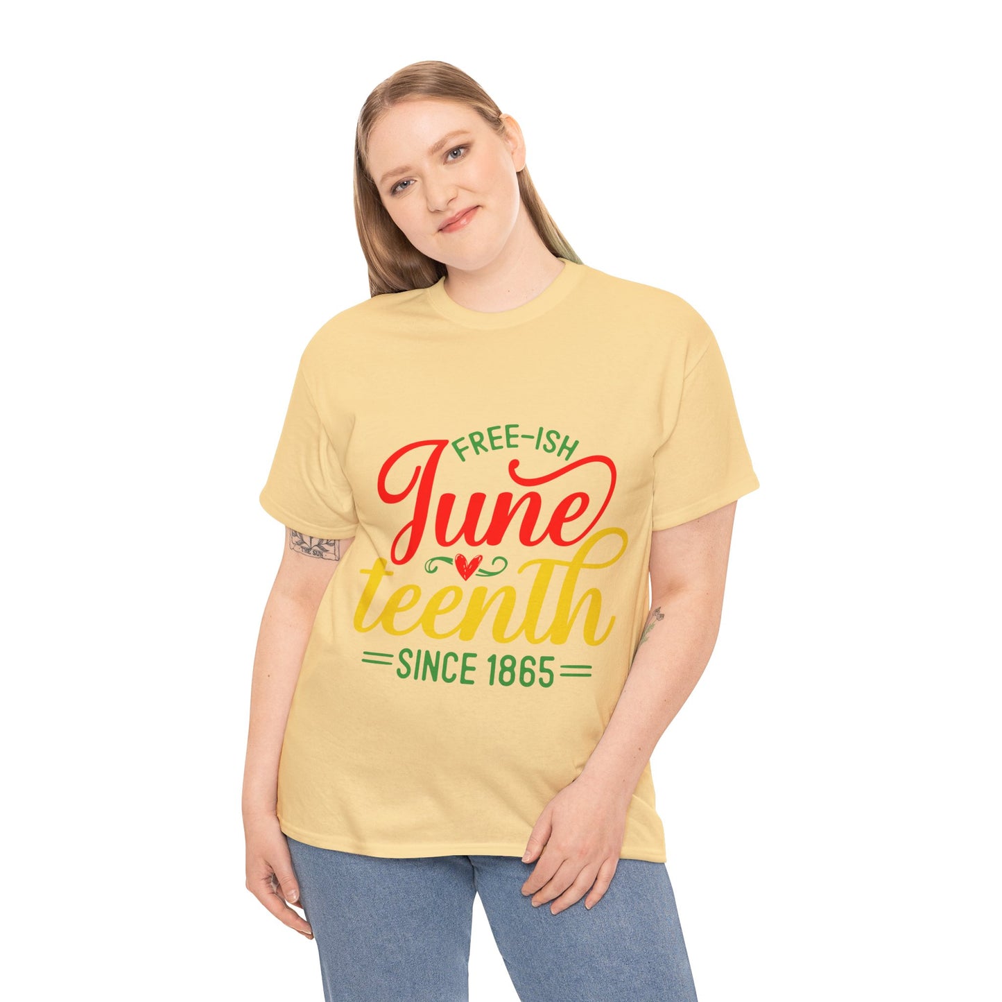 Juneteenth Free-ish Unisex Heavy Cotton Tee