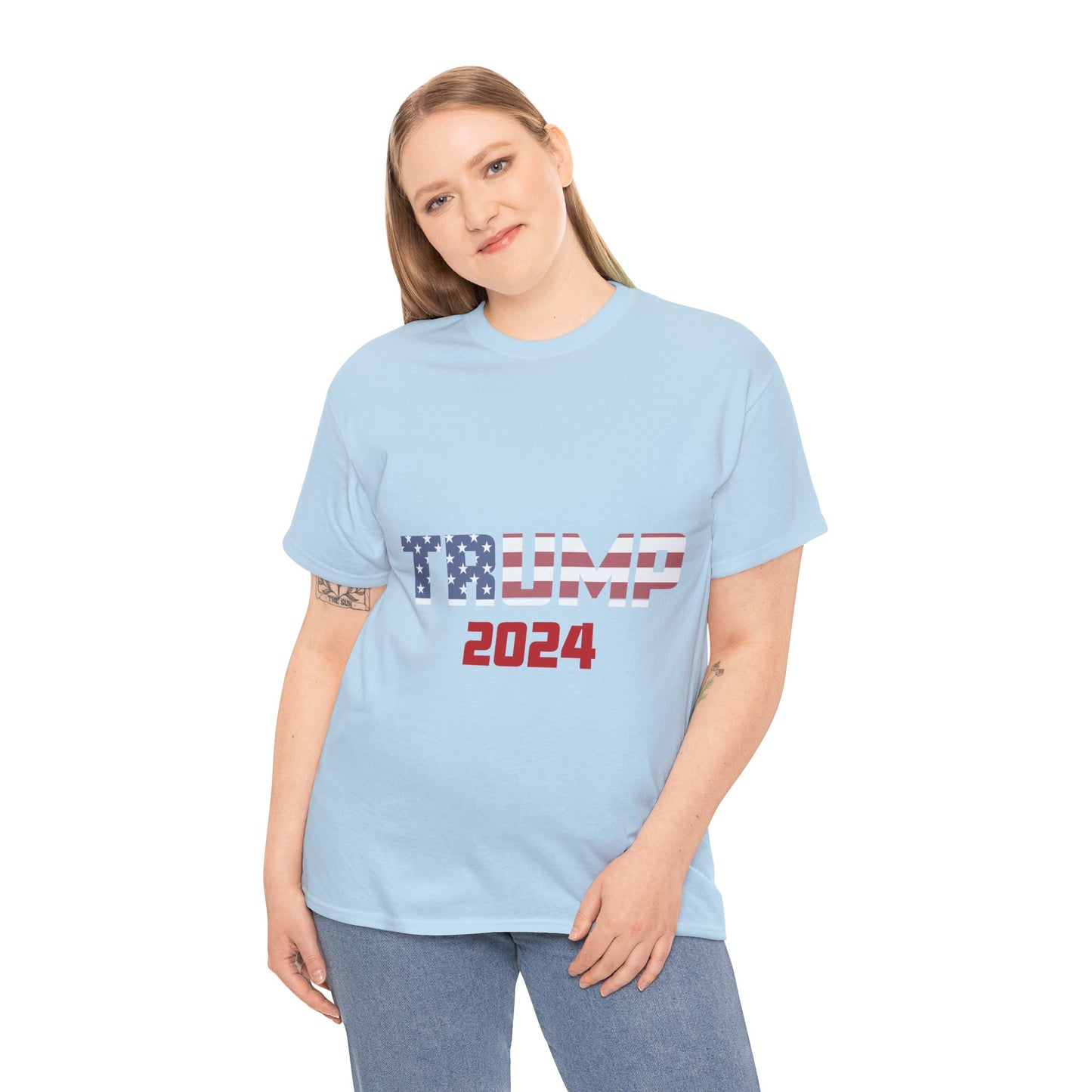 Trump 2024 B Unisex Heavy Cotton Tee