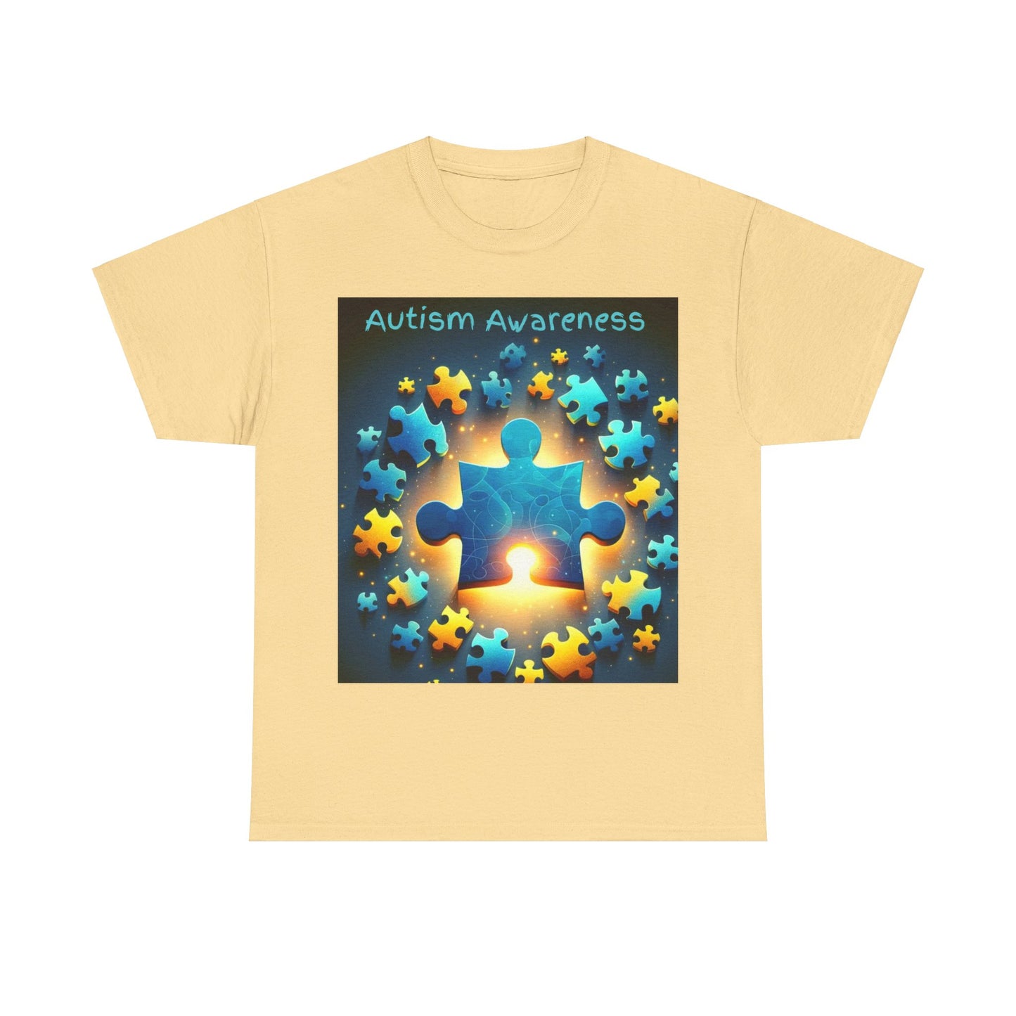 Autism Glow Unisex Heavy Cotton Tee