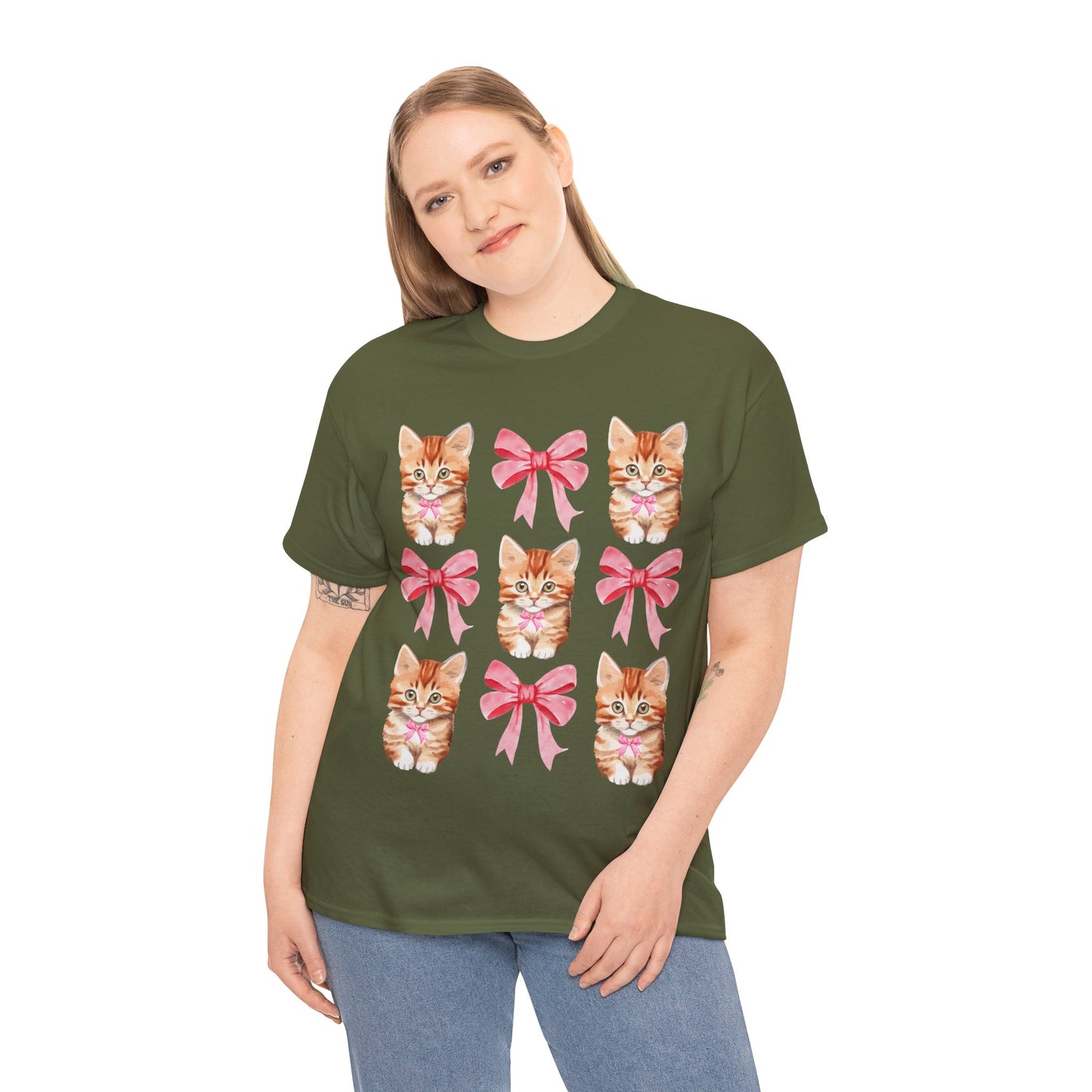 Cat Coquette Unisex Heavy Cotton Tee