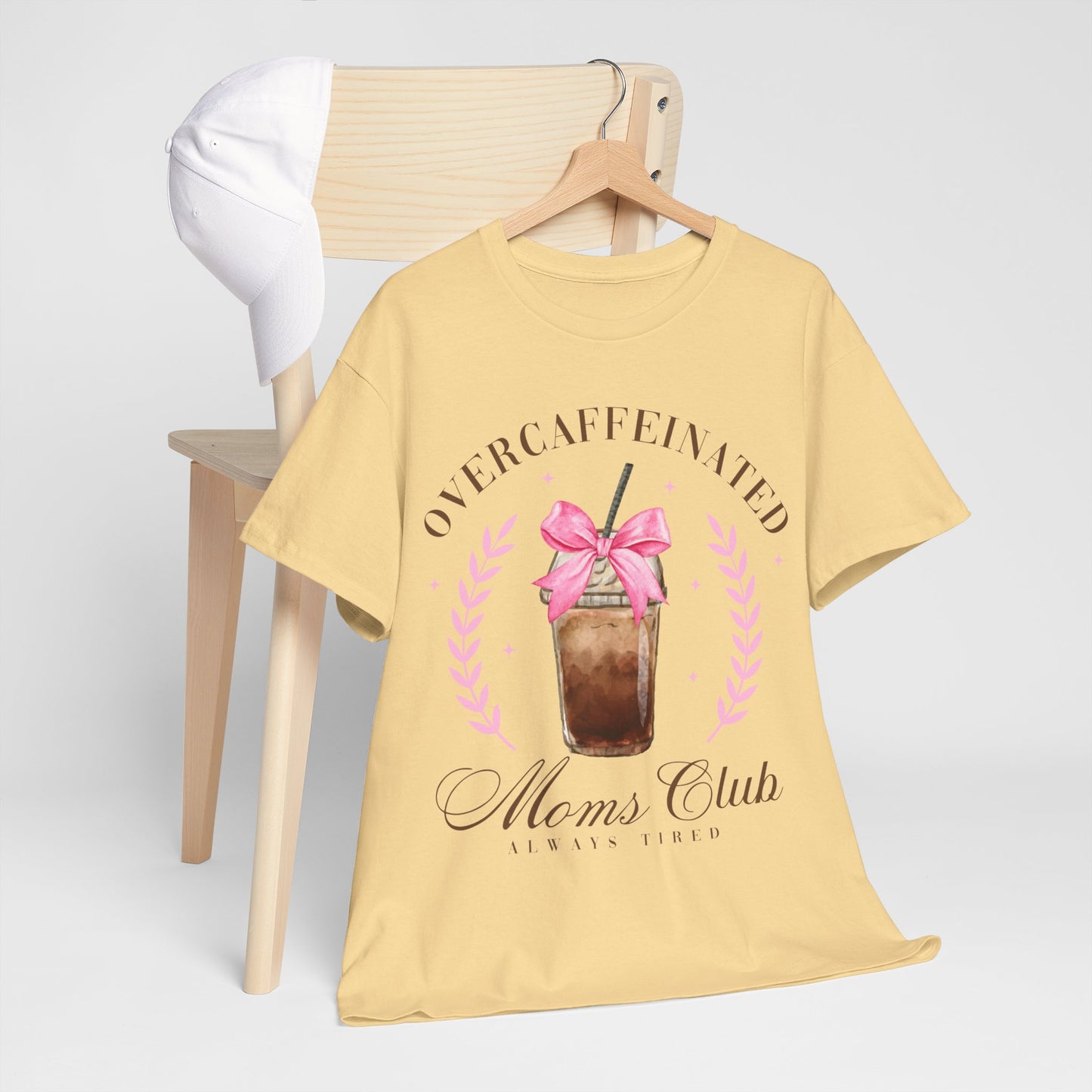 Over-caffeinated Mom Unisex Heavy Cotton Tee