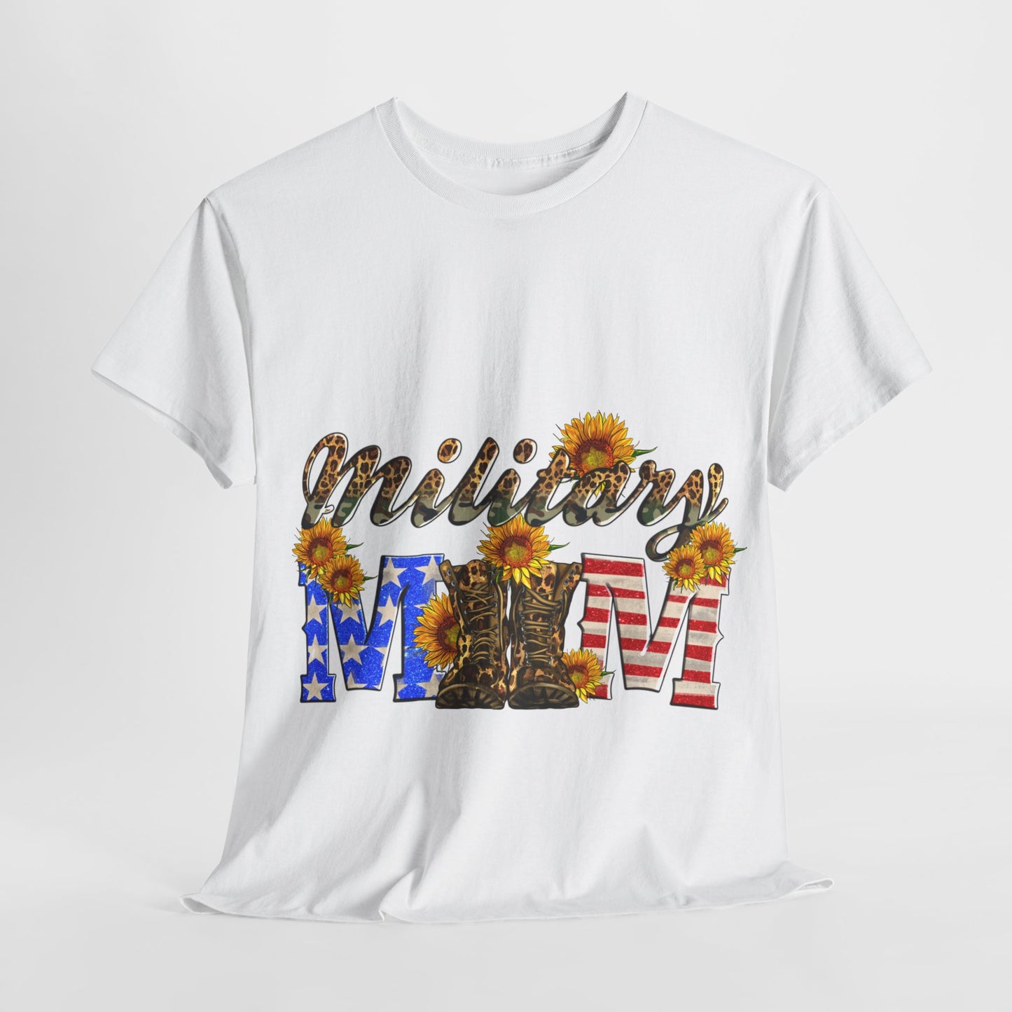 Military Mom Unisex Heavy Cotton Tee