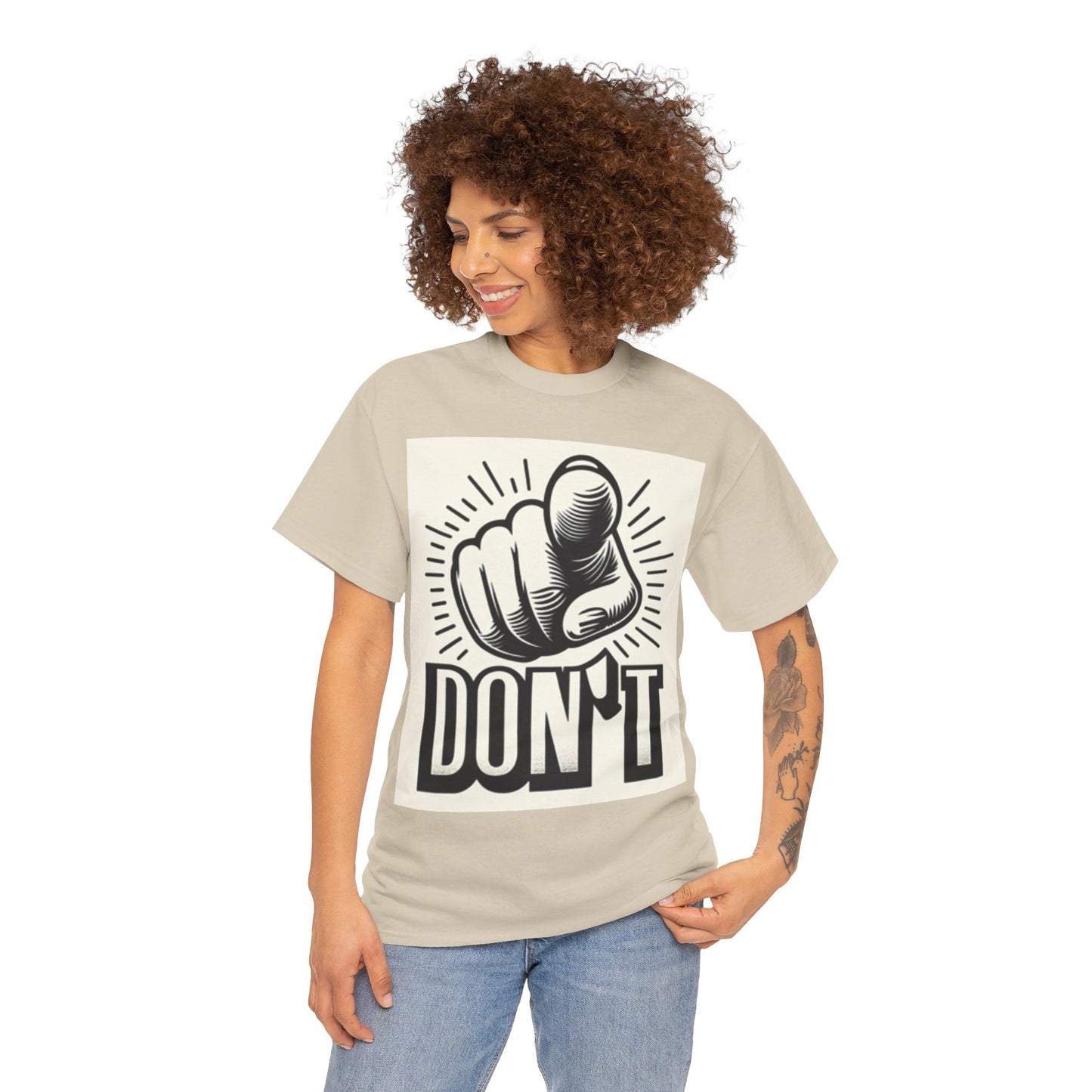 Don't Finger Unisex Heavy Cotton Tee