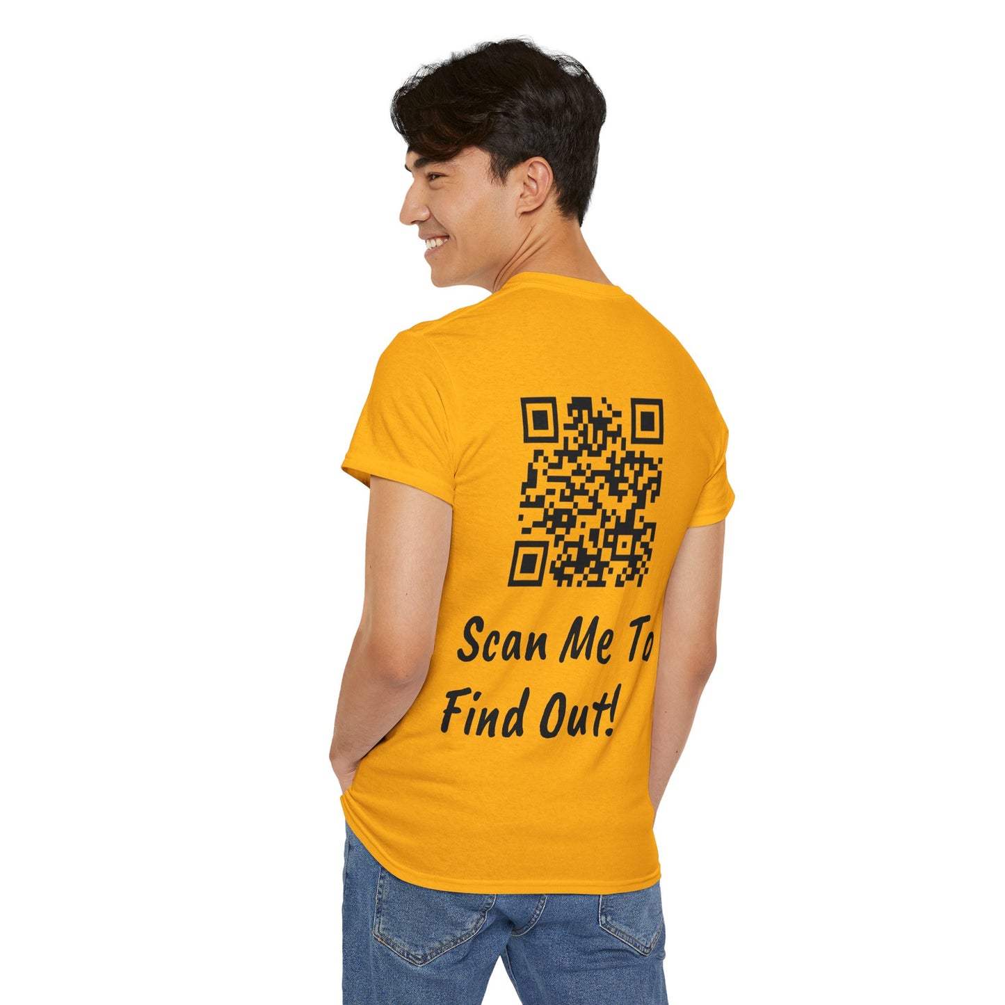 QR Code Unisex Heavy Cotton Tee