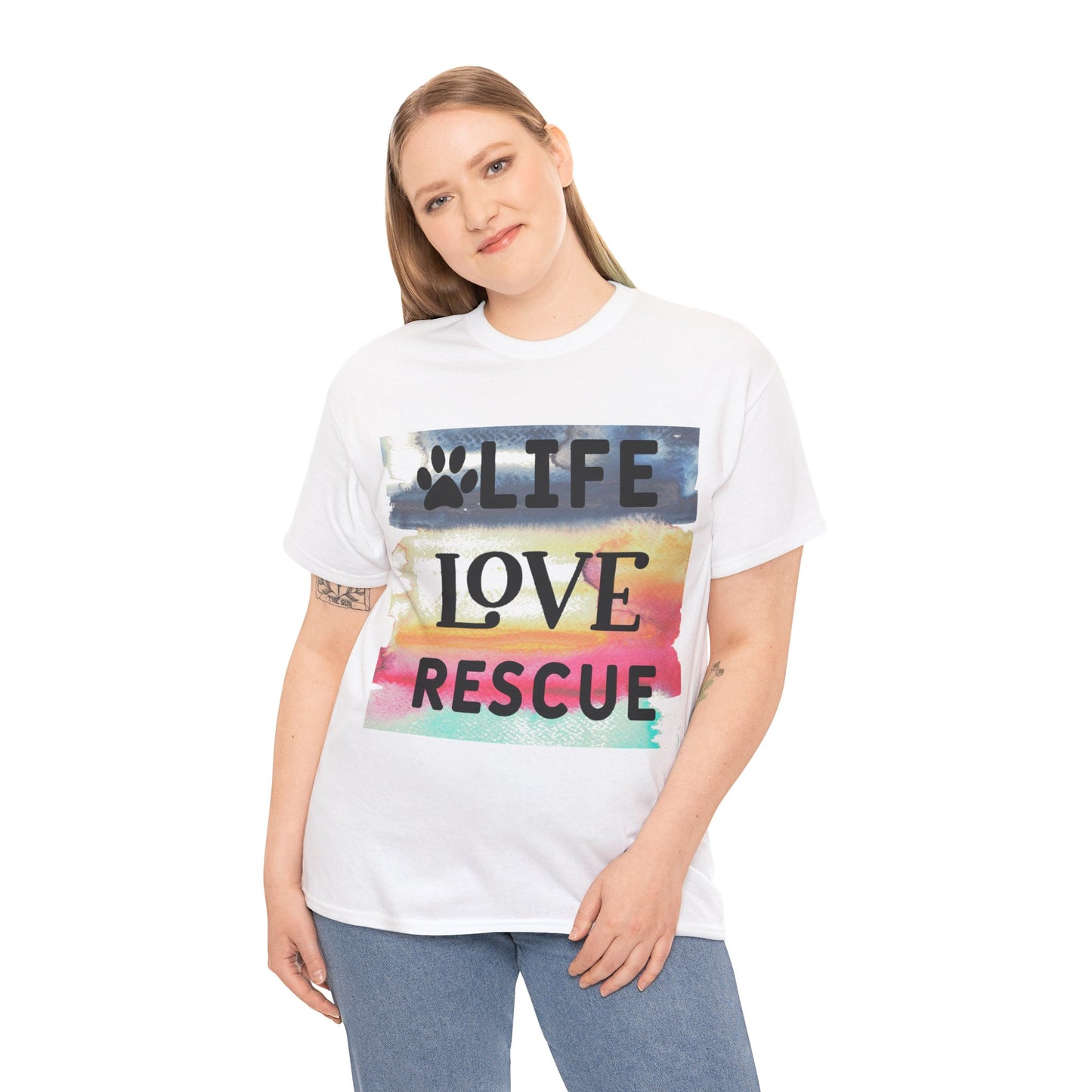 Life Love Rescue Unisex Heavy Cotton Tee