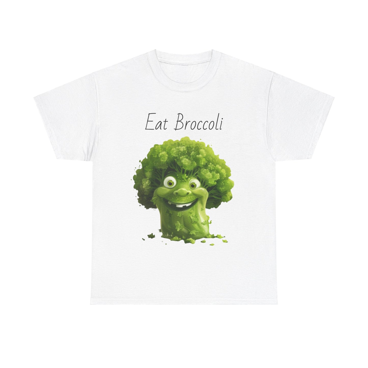 Eat Broccoli Unisex Heavy Cotton Tee