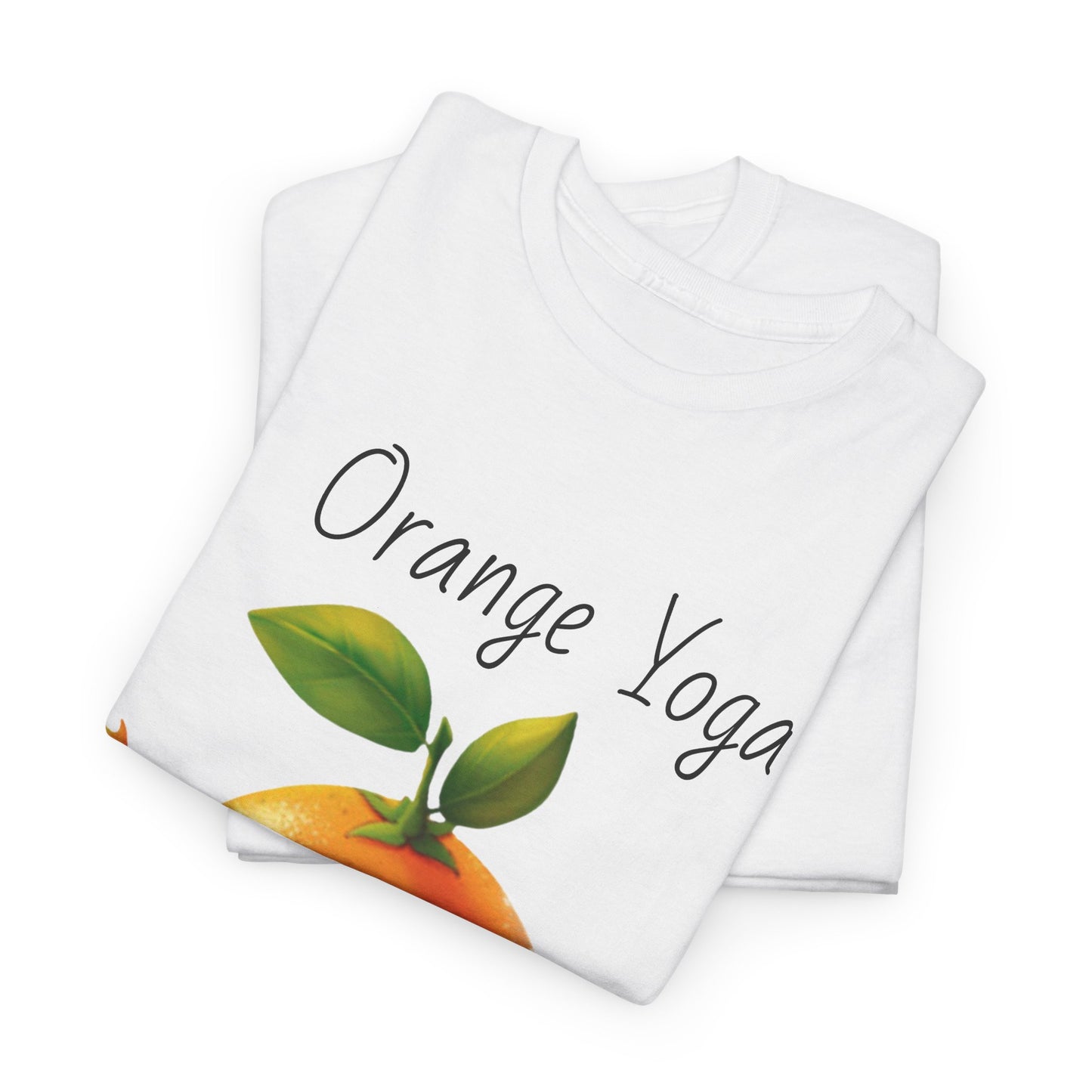 Orange Yoga Unisex Heavy Cotton Tee