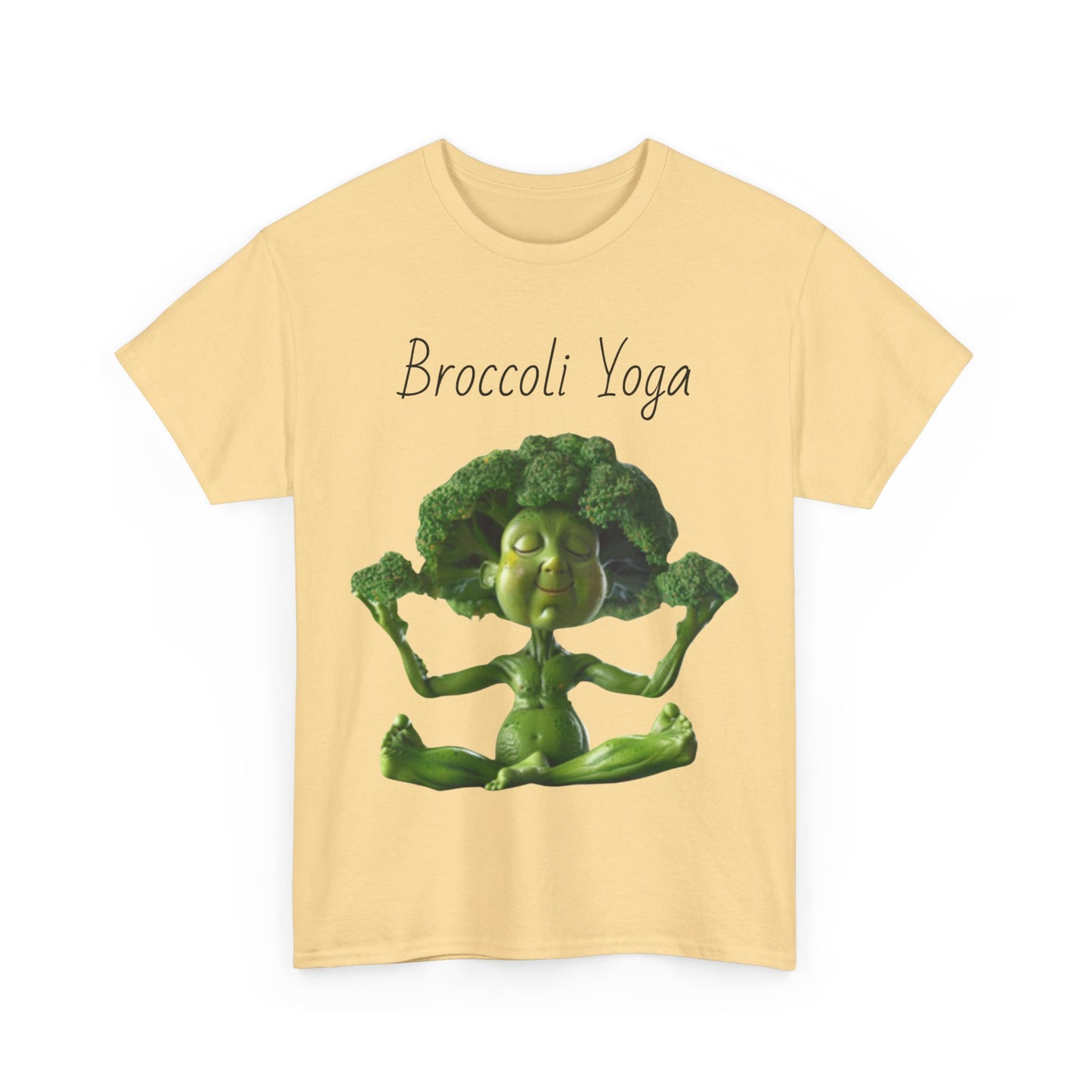 Broccoli Yoga Unisex Heavy Cotton Tee