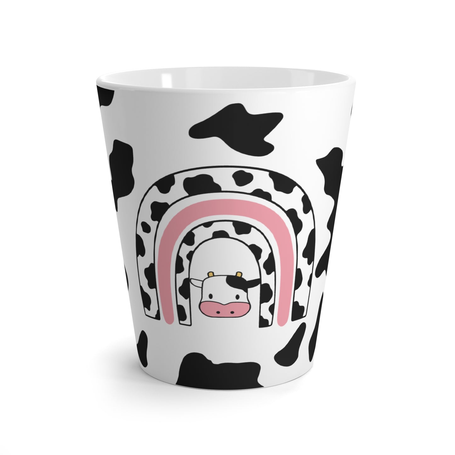 Cow Print Latte Mug