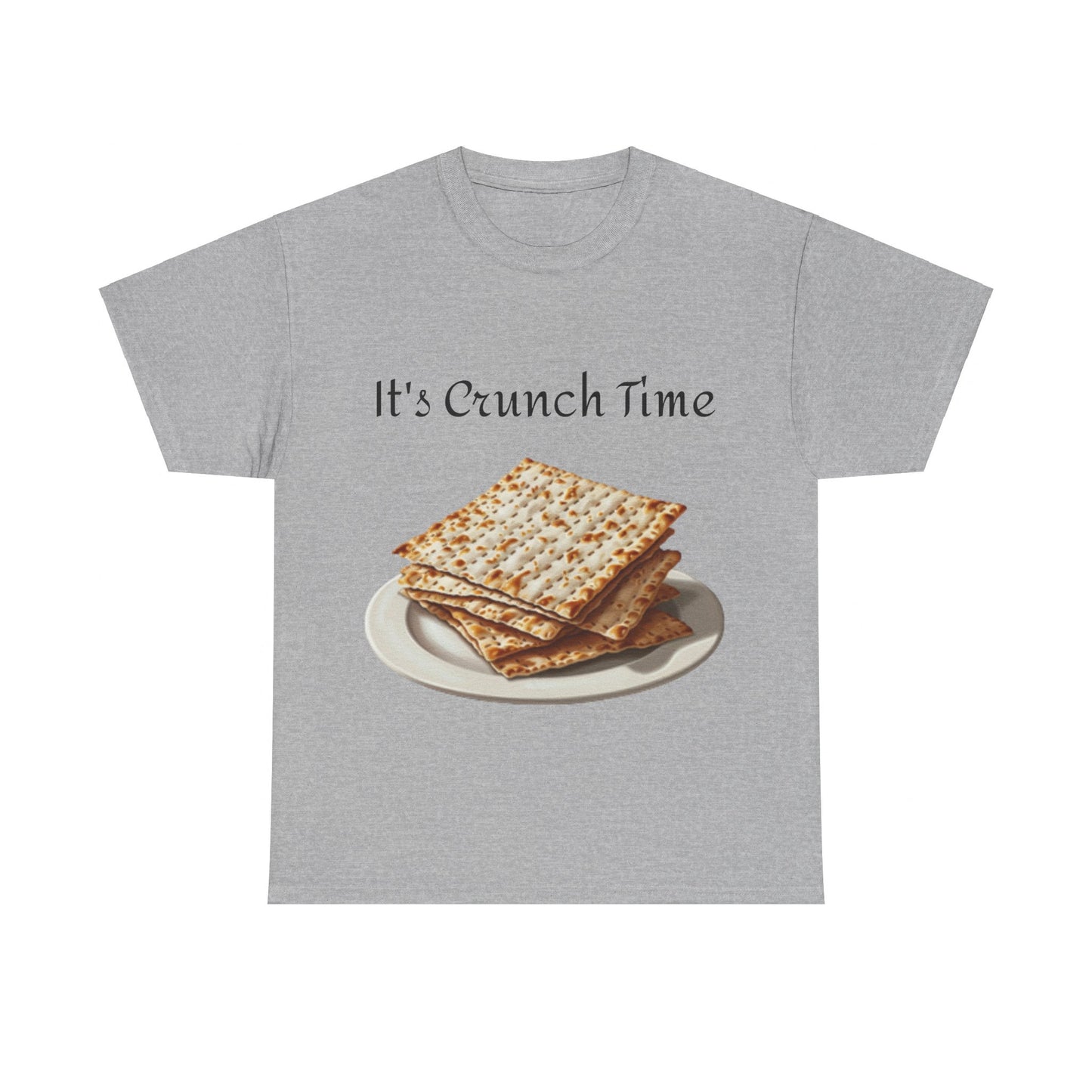 It's Crunch Time Matza Unisex Heavy Cotton Tee