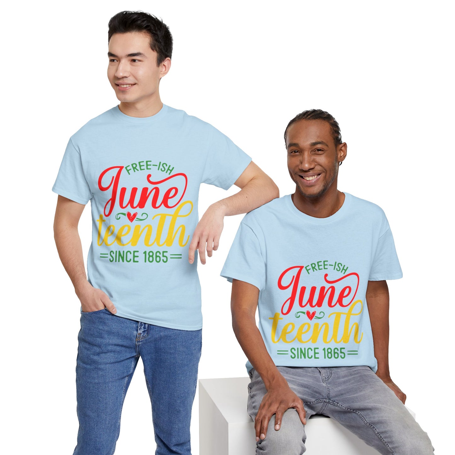 Juneteenth Free-ish Unisex Heavy Cotton Tee