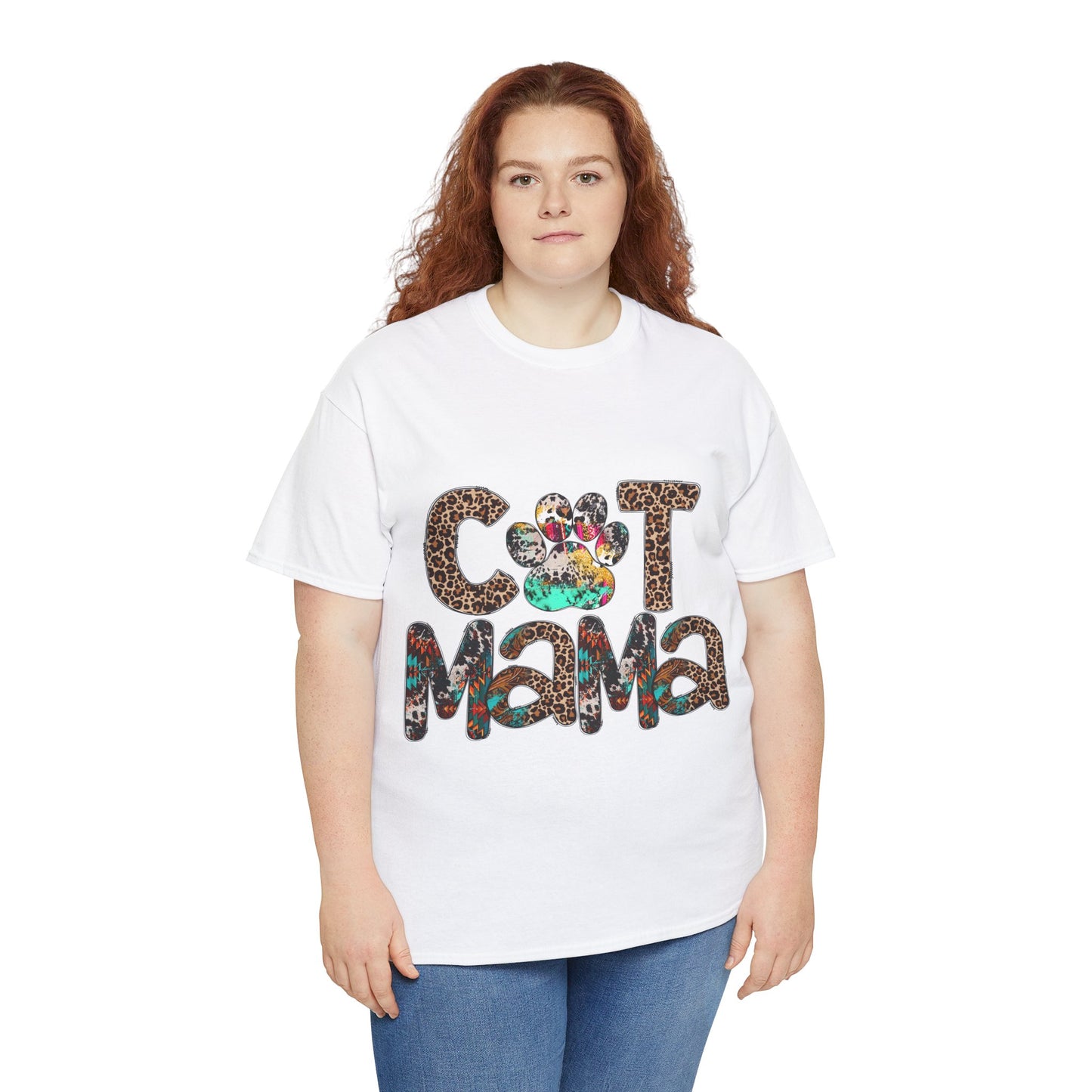 Cat Mama2 Unisex Heavy Cotton Tee