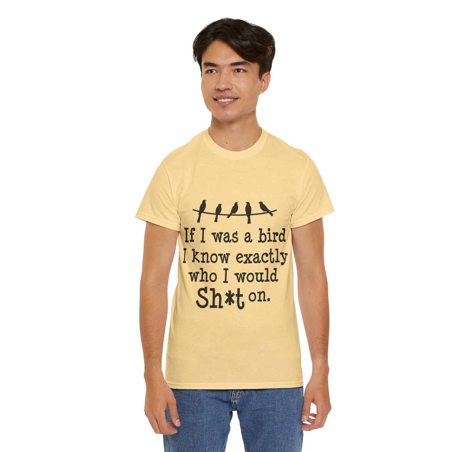 If I Were A Bird Unisex Heavy Cotton Tee