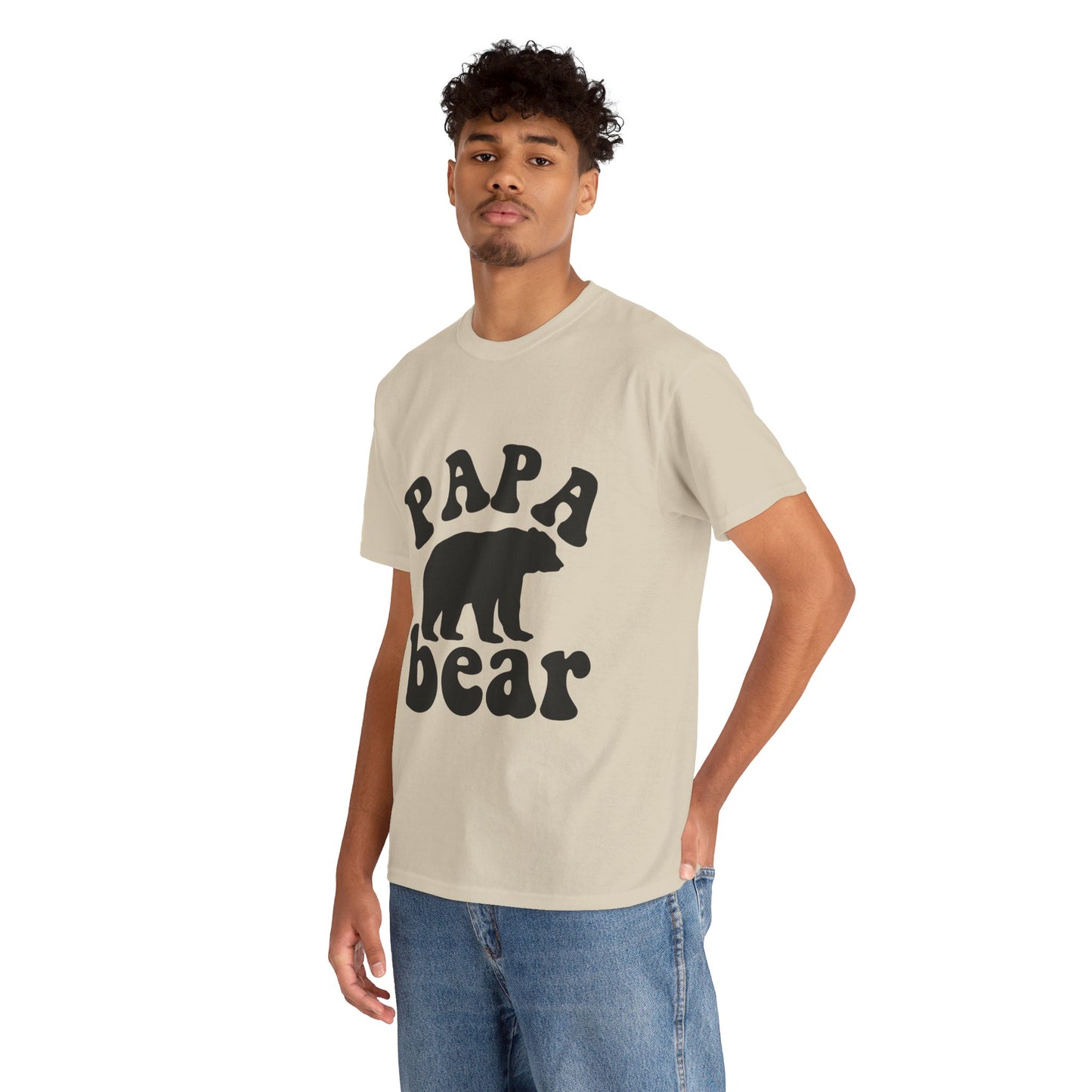 Papa Bear Unisex Heavy Cotton Tee