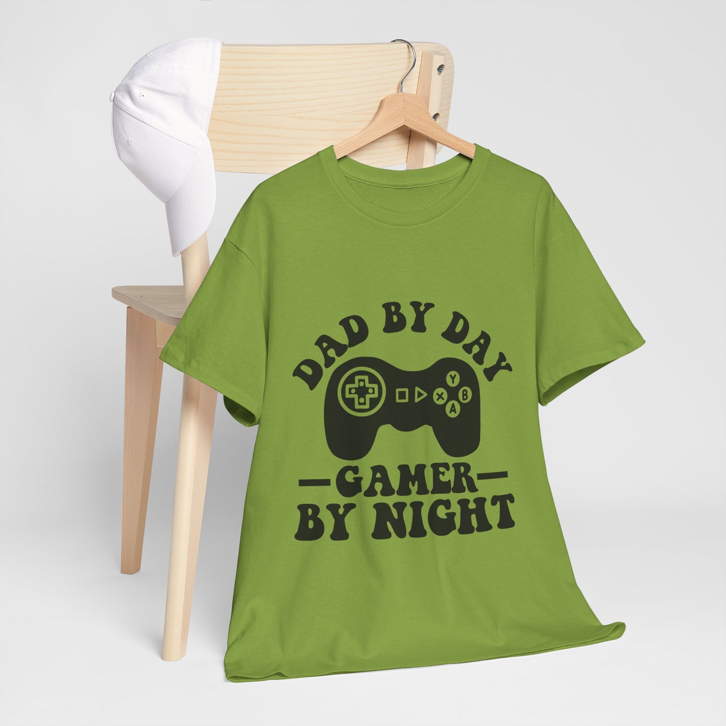 Gamer By Night Unisex Heavy Cotton Tee