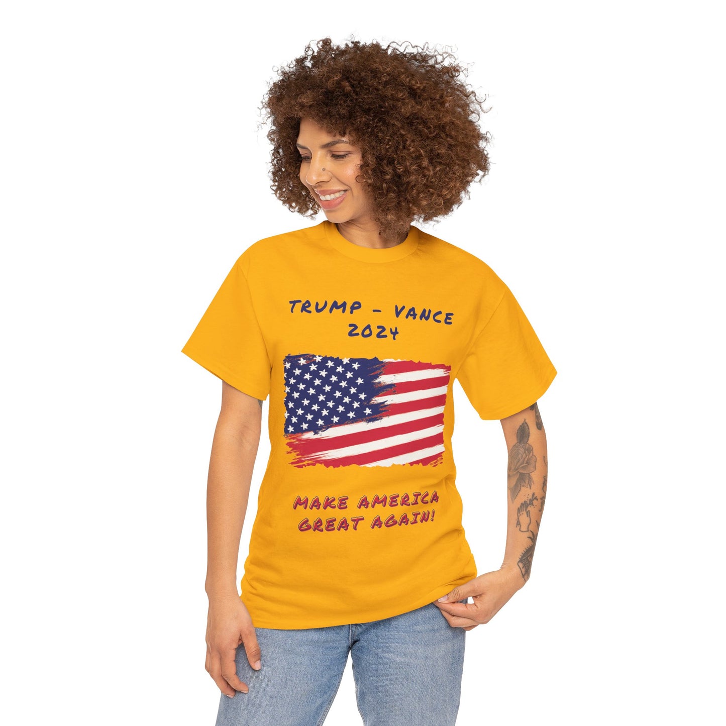 Trump Vance Unisex Heavy Cotton Tee