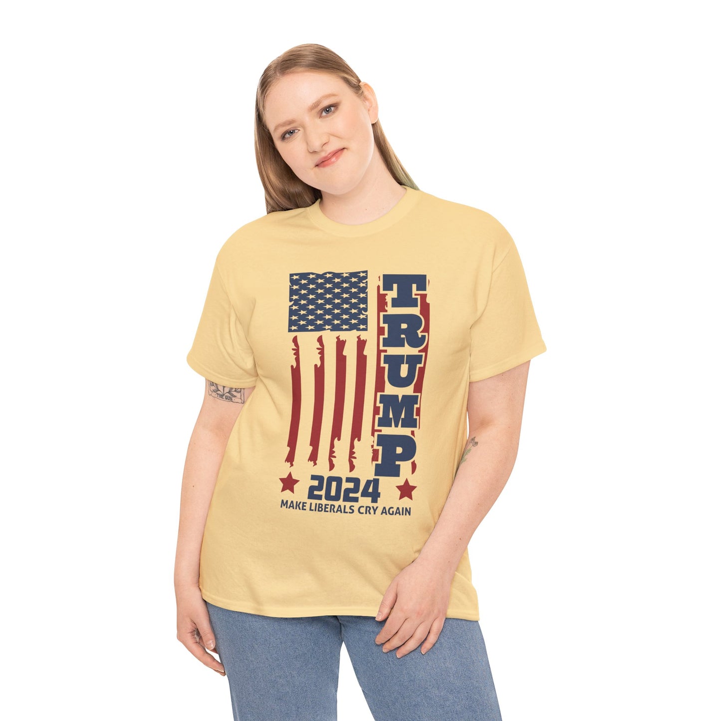 Trump 2024 A Unisex Heavy Cotton Tee