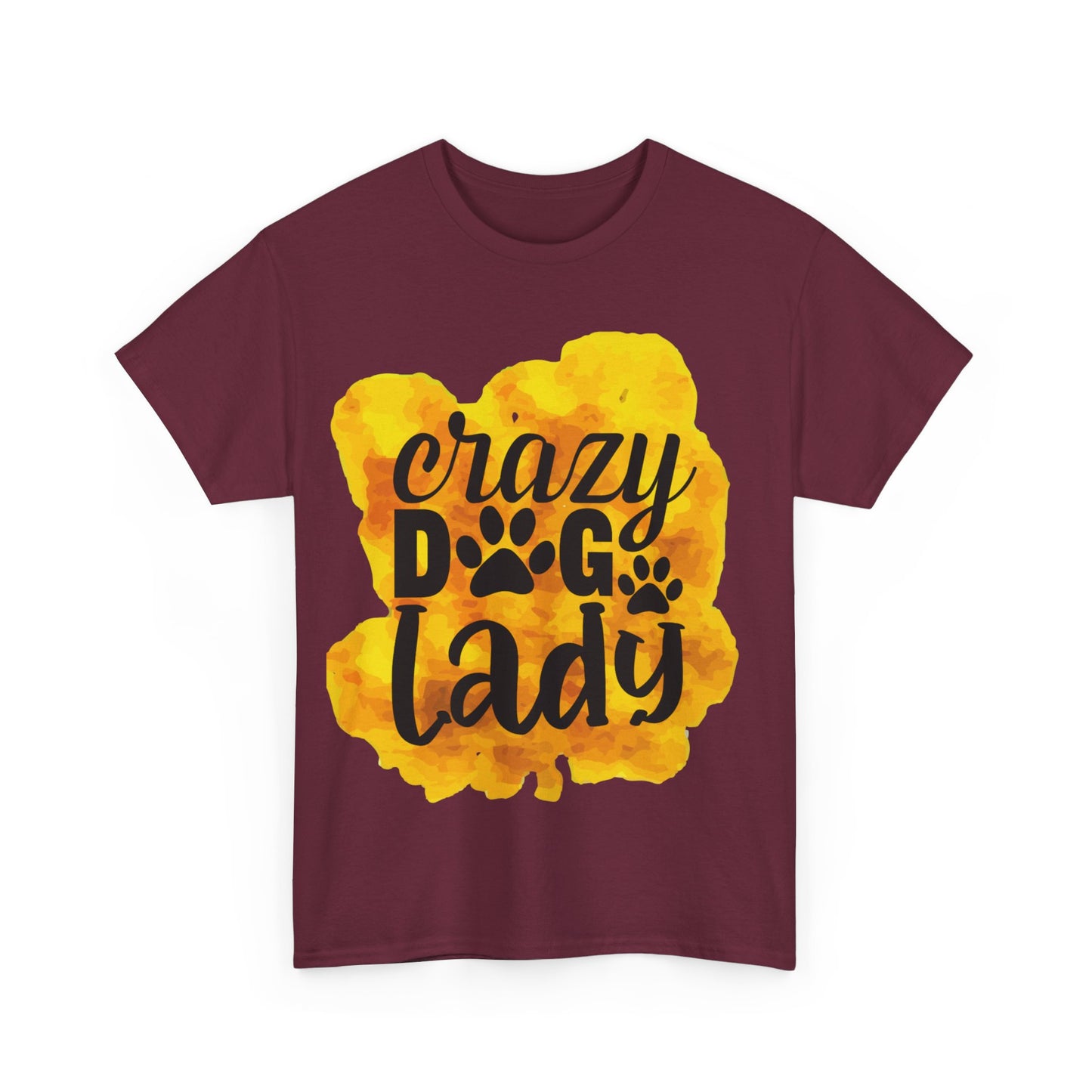 Crazy Dog Lady Unisex Heavy Cotton Tee