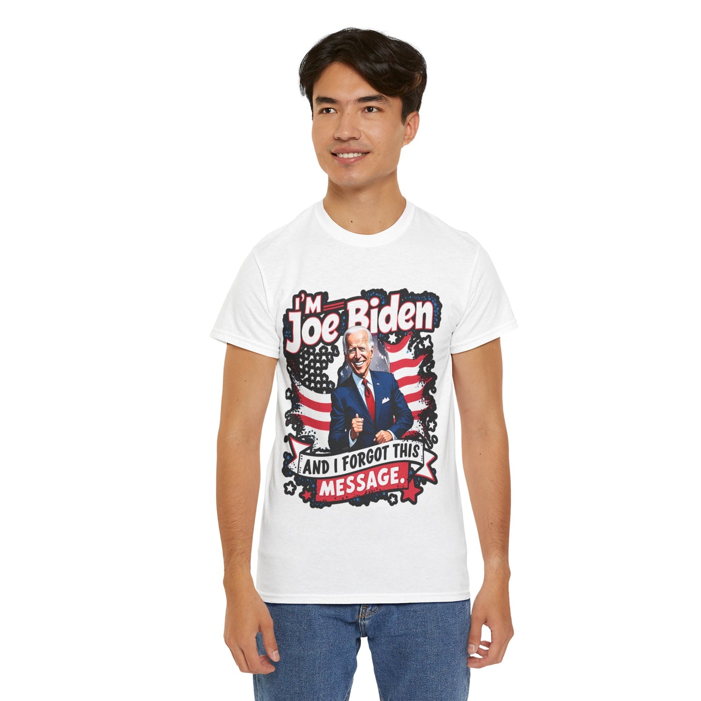 Biden I Forgot Unisex Heavy Cotton Tee