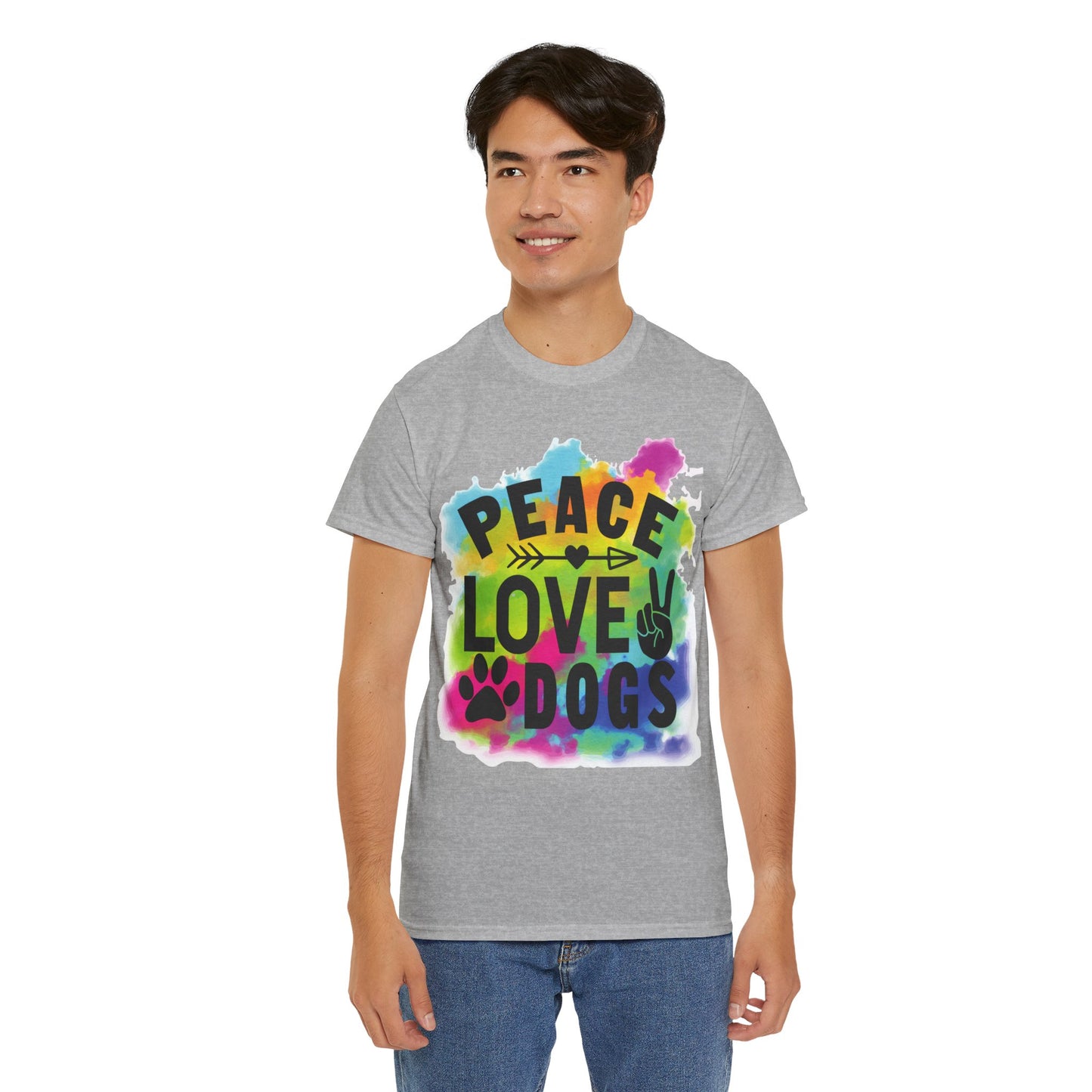 Peace Love Dogs Unisex Heavy Cotton Tee