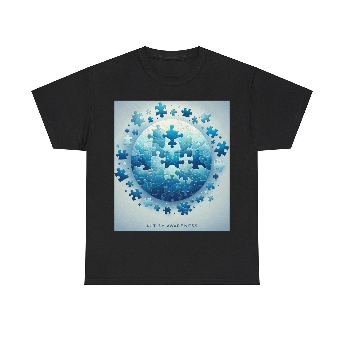 Autism Globe Unisex Heavy Cotton Tee