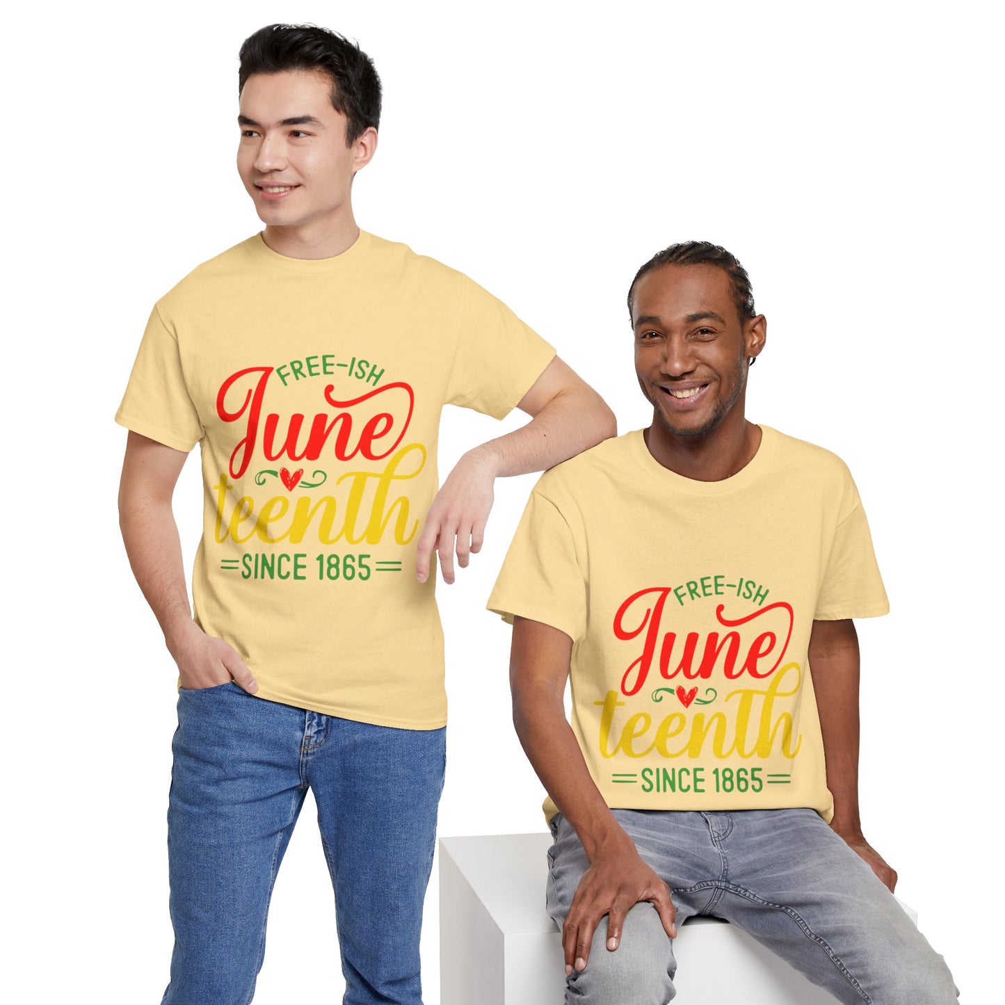 Juneteenth Free-ish Unisex Heavy Cotton Tee