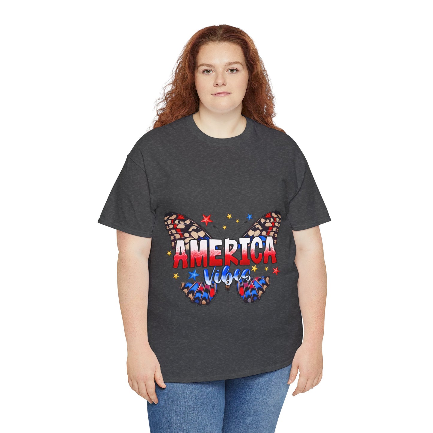 America Vibes Unisex Heavy Cotton Tee