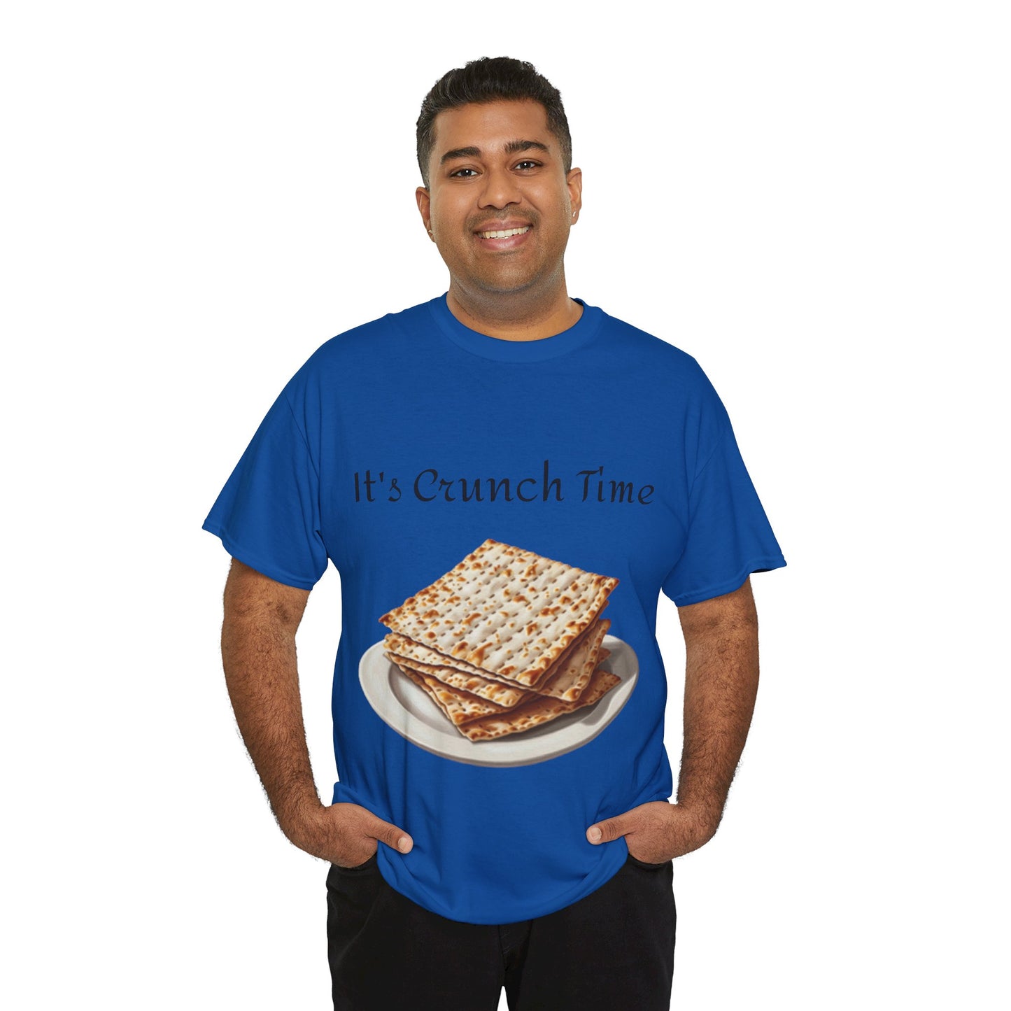 It's Crunch Time Matza Unisex Heavy Cotton Tee