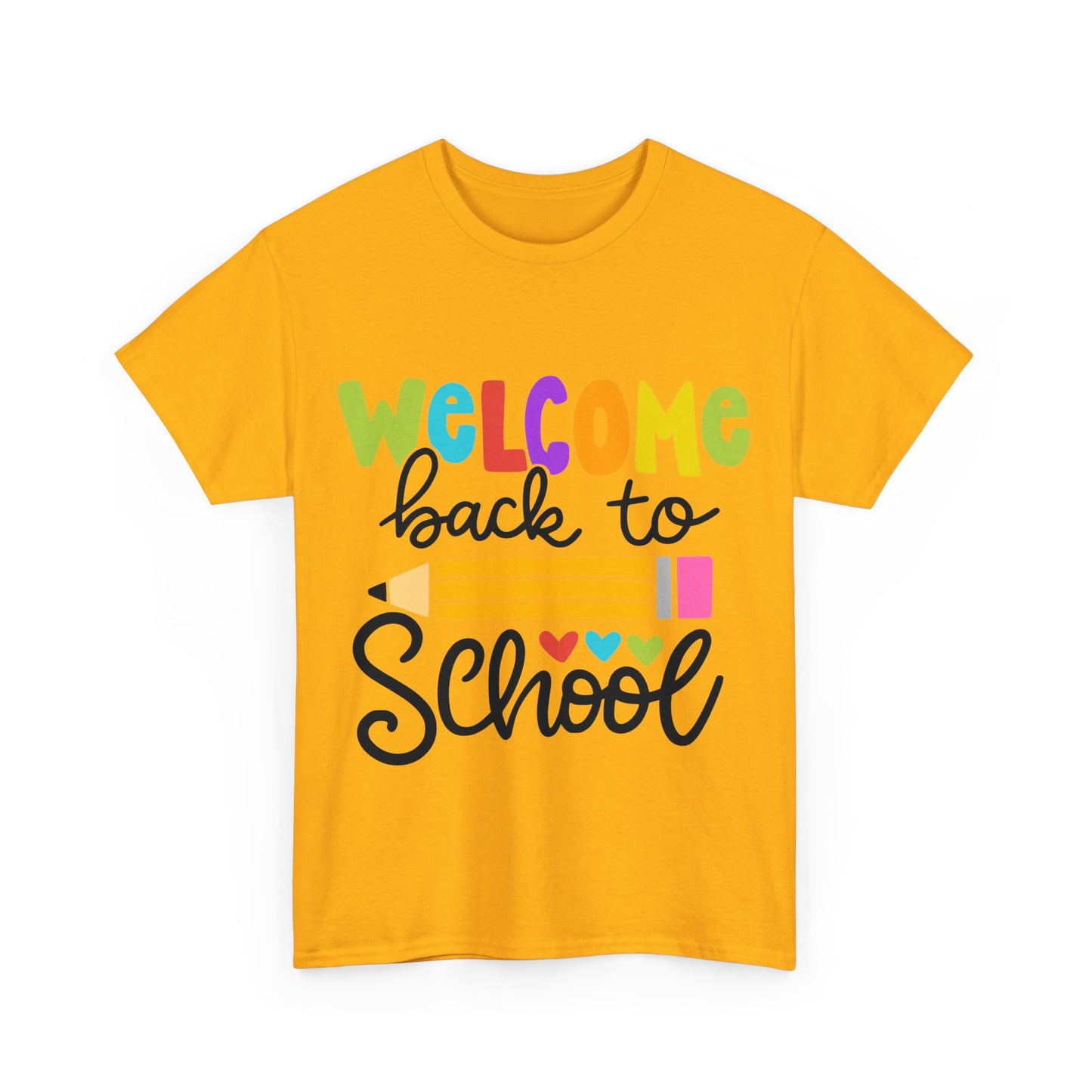 Welcome Back To School Unisex Heavy Cotton Tee