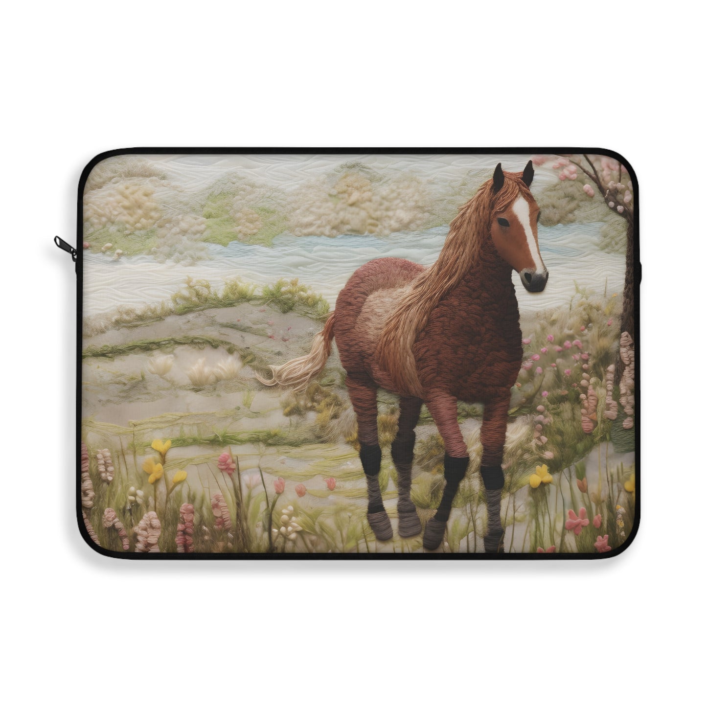 Horse In The Meadow Laptop Sleeve