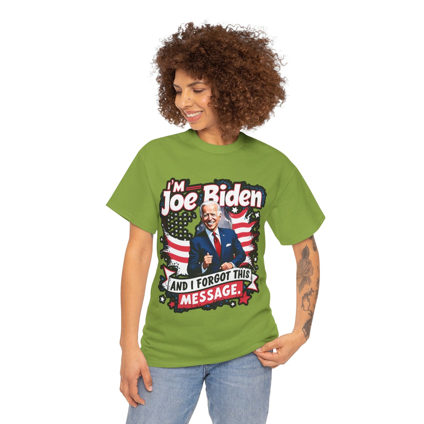 Biden I Forgot Unisex Heavy Cotton Tee