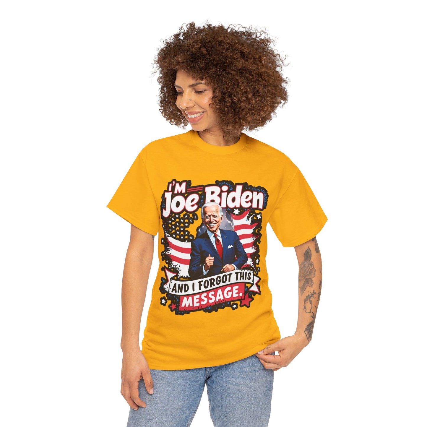 Biden I Forgot Unisex Heavy Cotton Tee