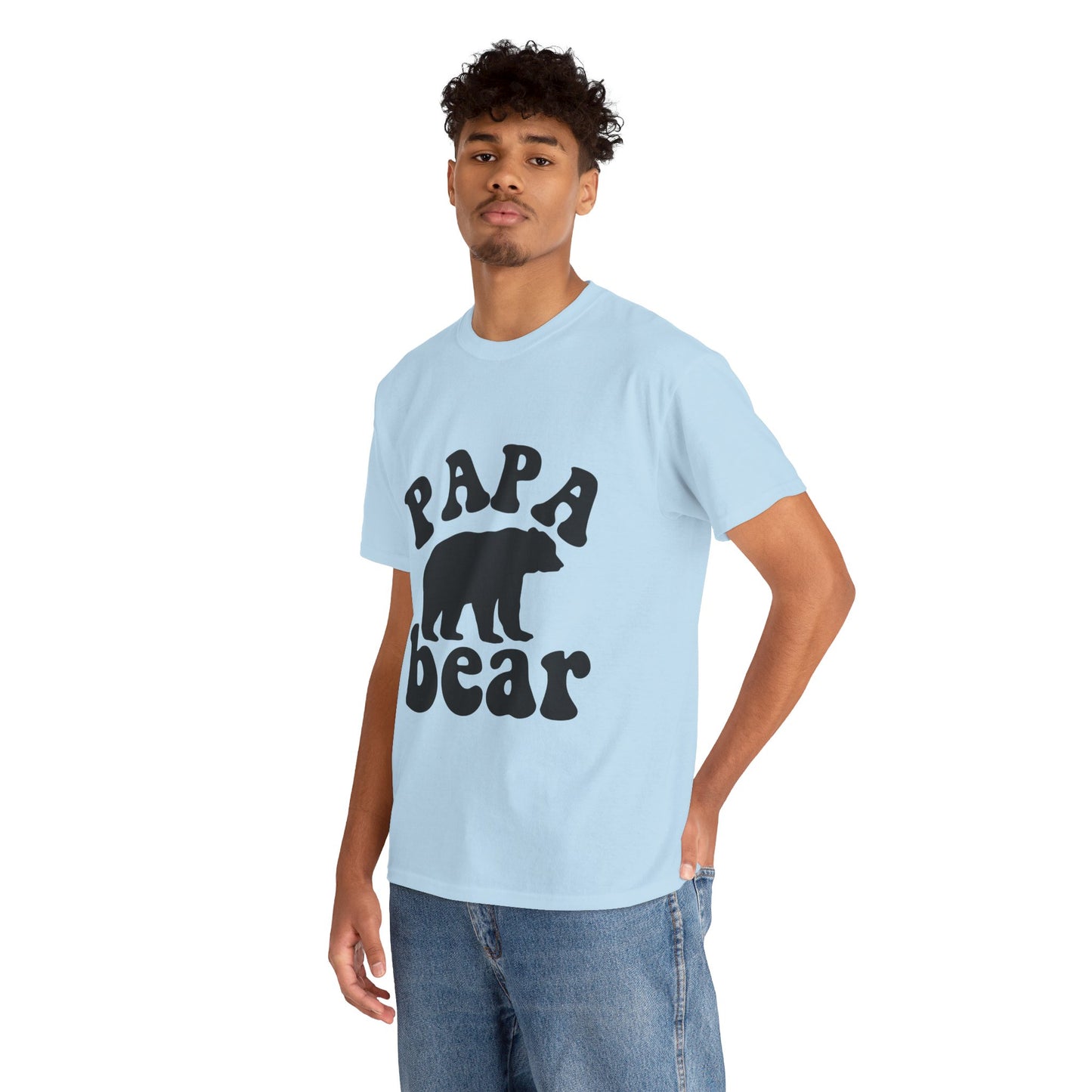 Papa Bear Unisex Heavy Cotton Tee